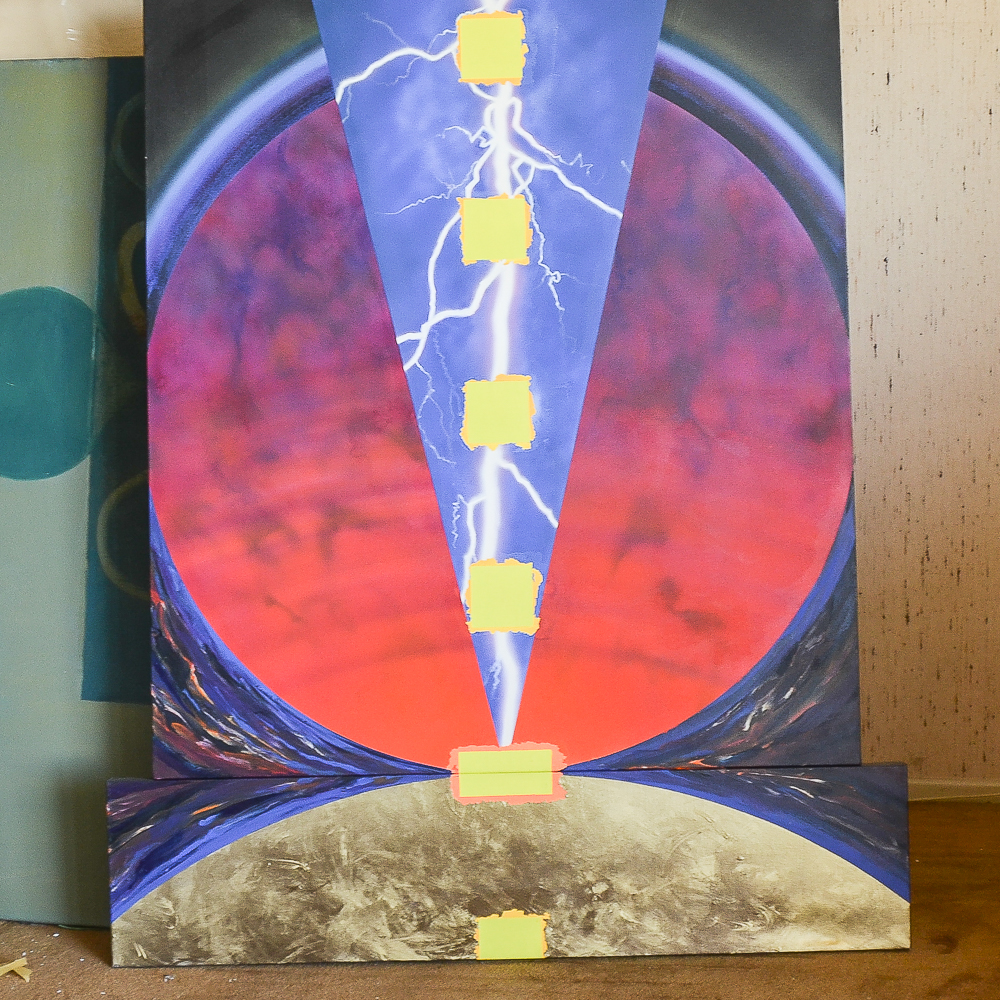 Norma Jean Squires Acrylic Painting "Playback"