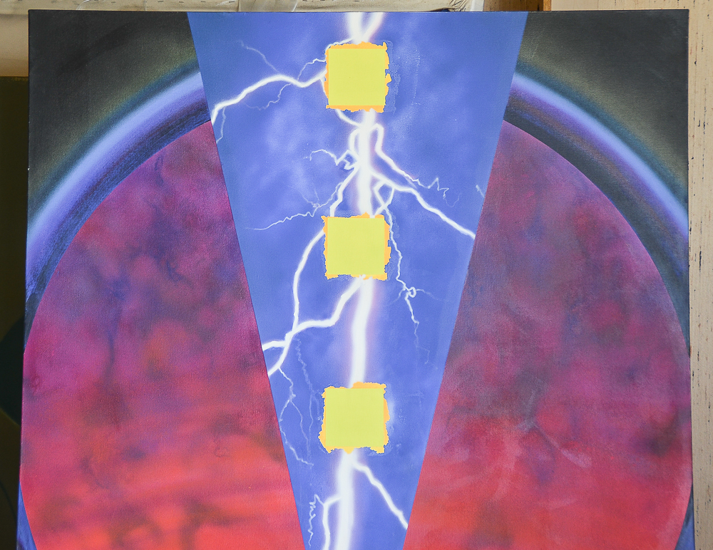 Norma Jean Squires Acrylic Painting "Playback"