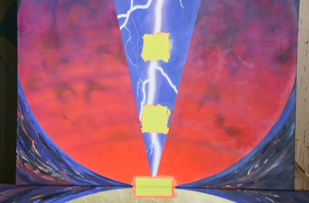 Norma Jean Squires Acrylic Painting "Playback"