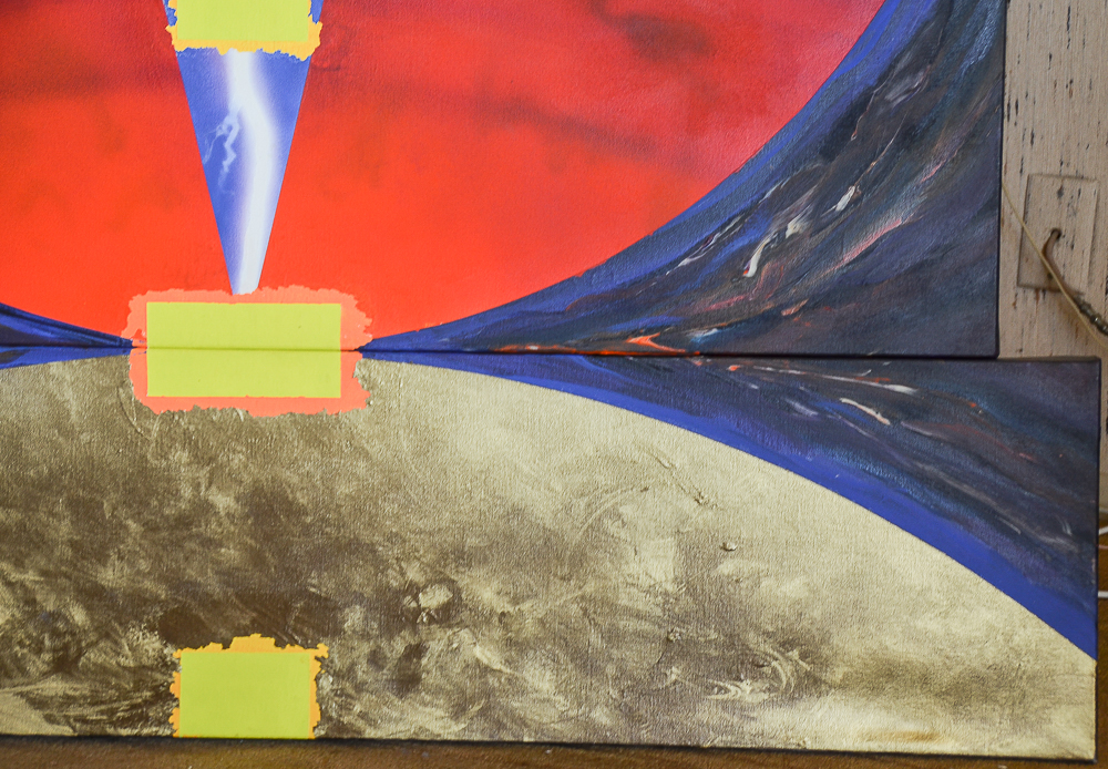 Norma Jean Squires Acrylic Painting "Playback"