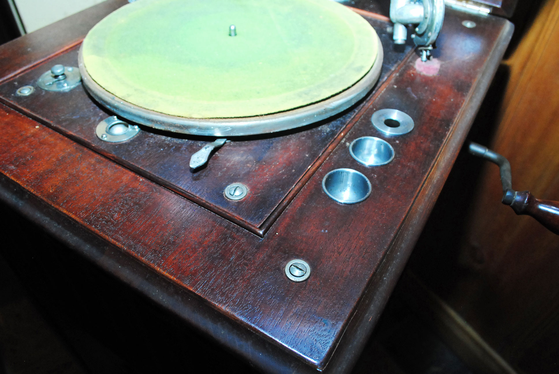 Vintage Record Player Cabinet
