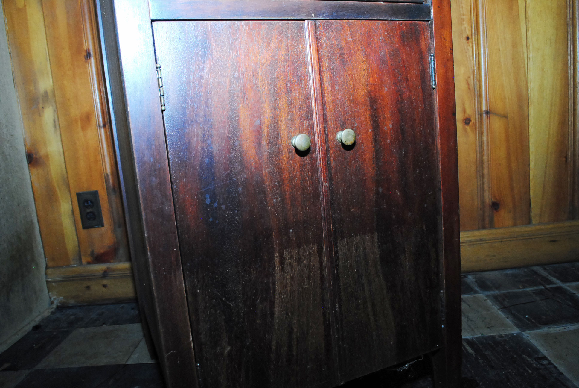 Vintage Record Player Cabinet