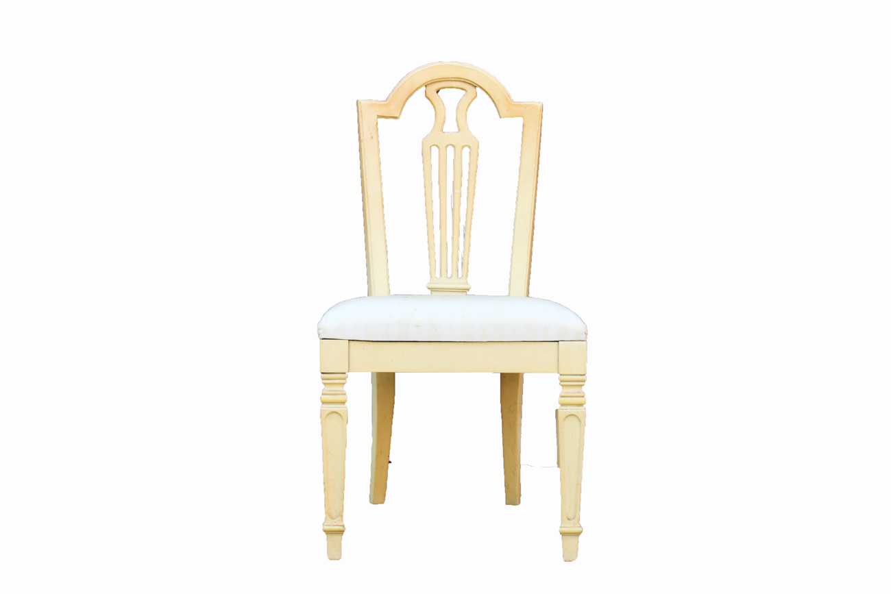 Thomasville Round Wooden Dining Table and Chairs