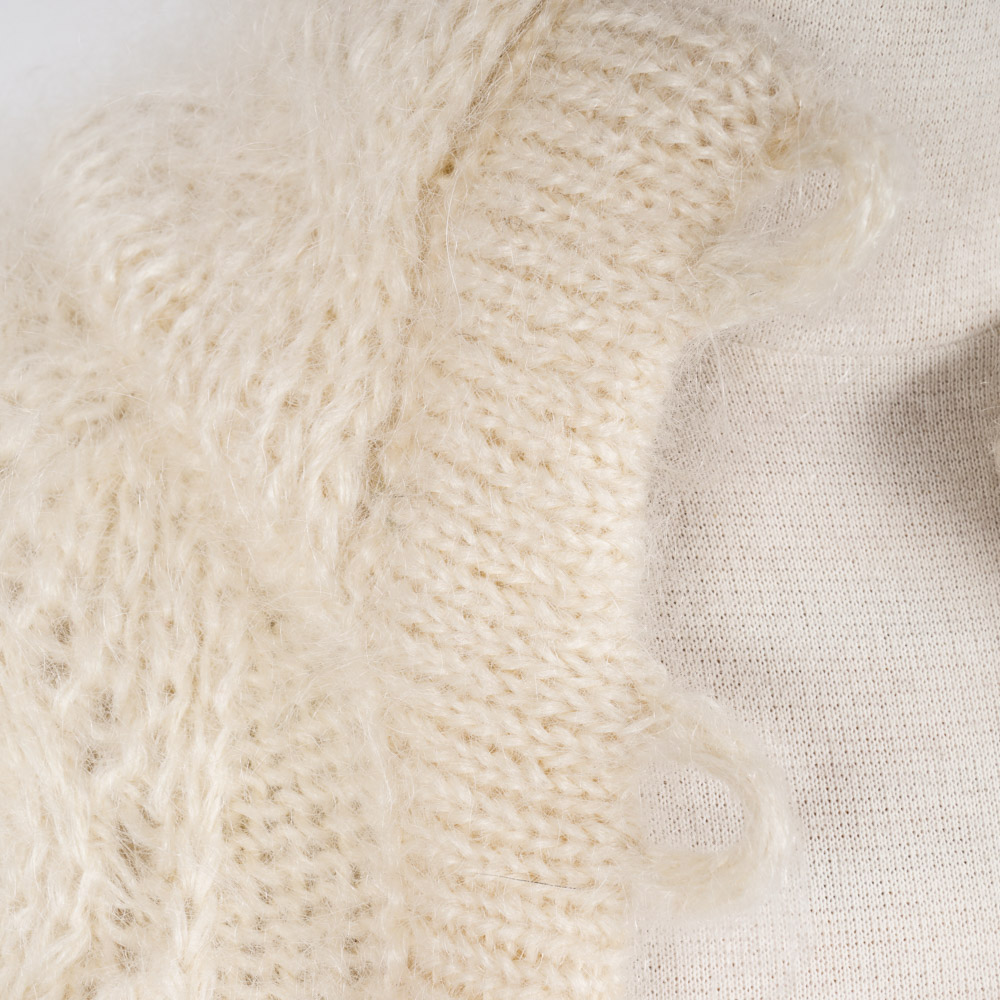 Women's Vintage Amita Mohair Blend Knit Coat