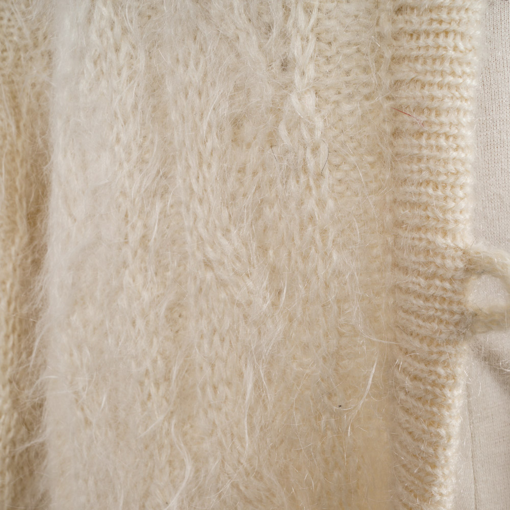 Women's Vintage Amita Mohair Blend Knit Coat