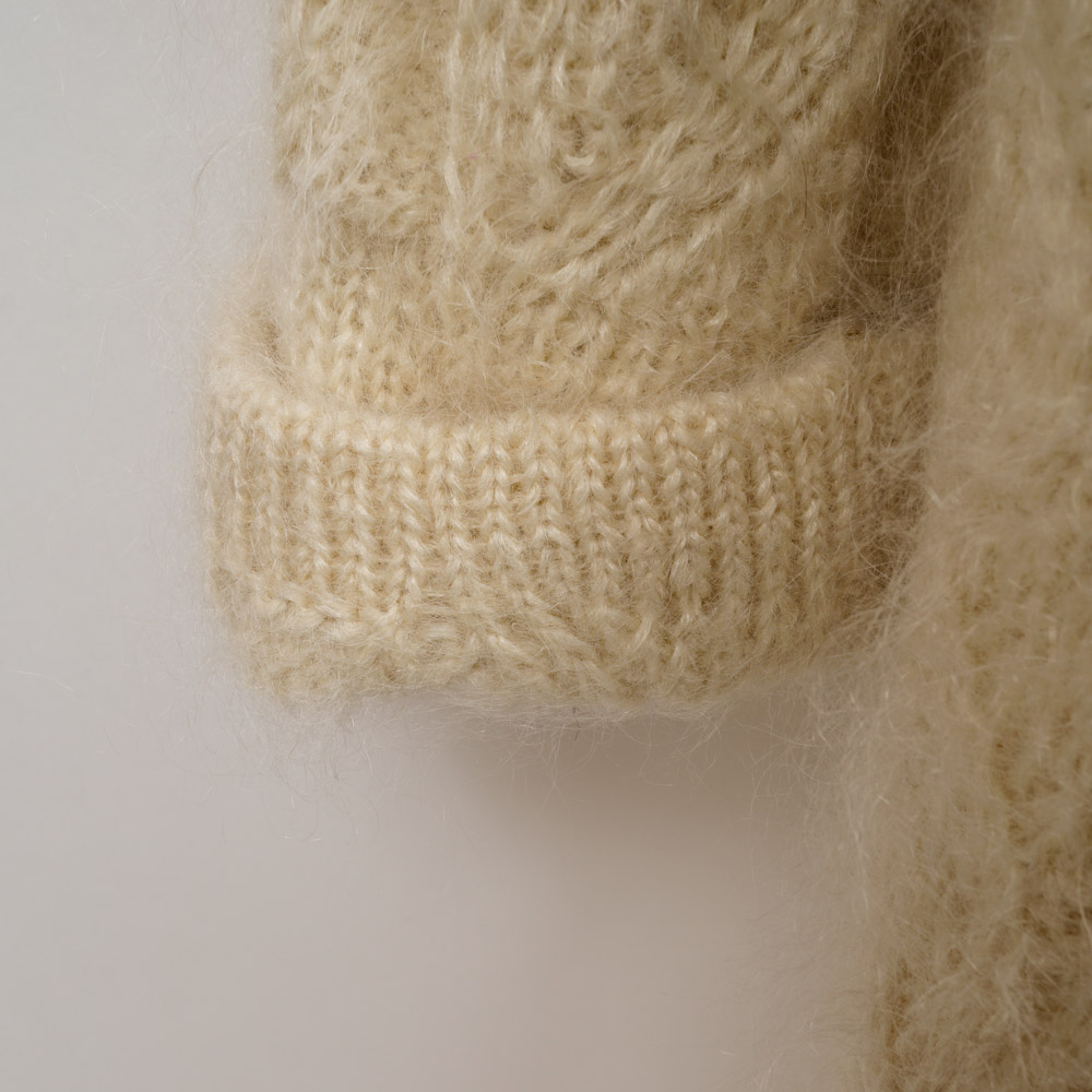 Women's Vintage Amita Mohair Blend Knit Coat