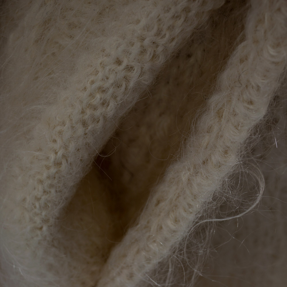 Women's Vintage Amita Mohair Blend Knit Coat