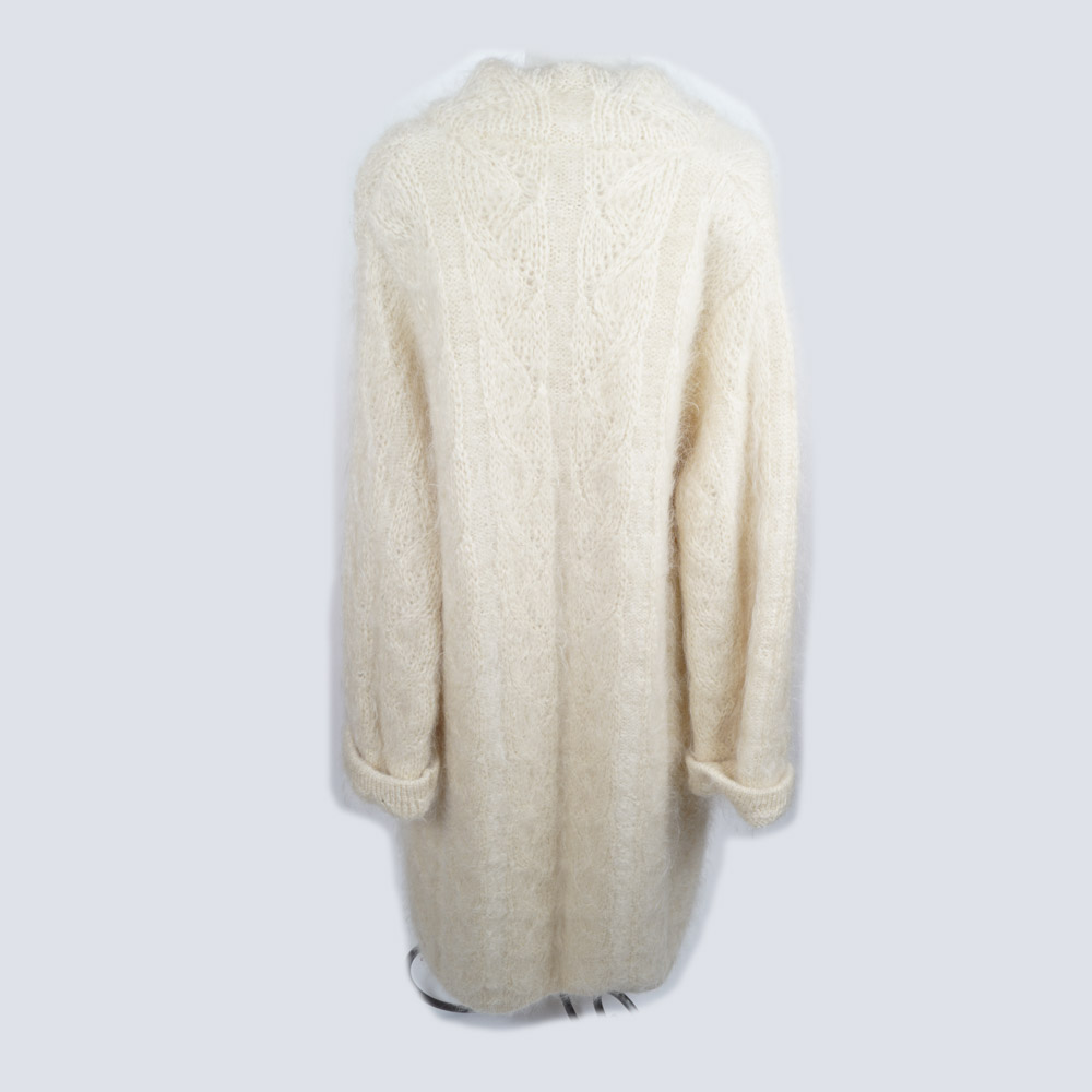Women's Vintage Amita Mohair Blend Knit Coat