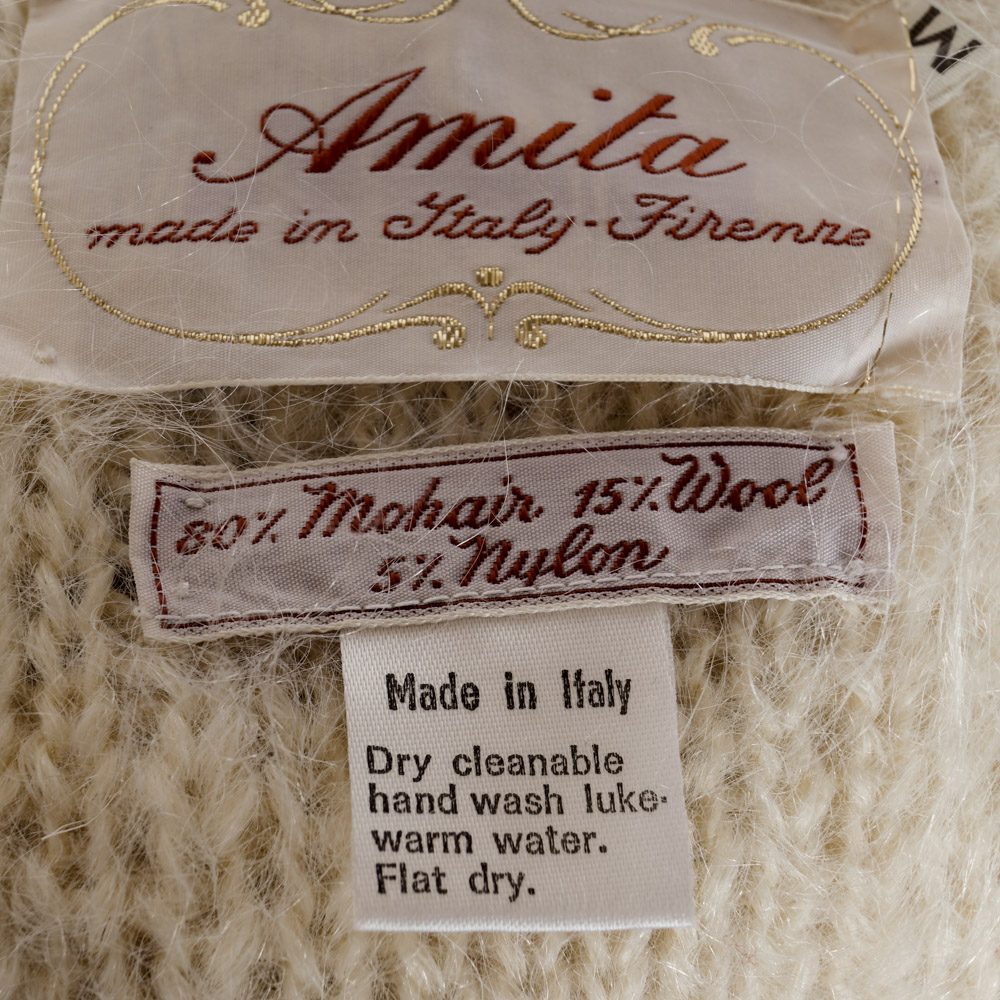 Women's Vintage Amita Mohair Blend Knit Coat