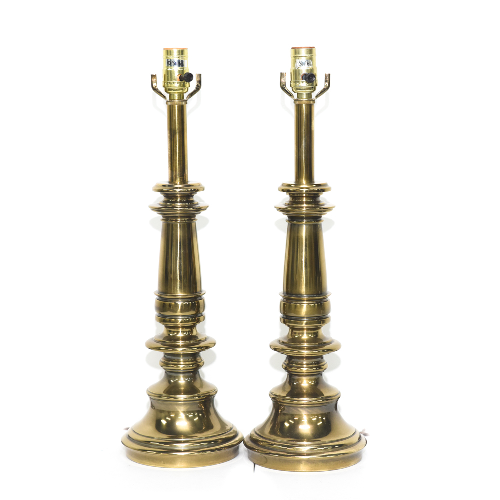 Pair of Vintage Brass Table Lamps