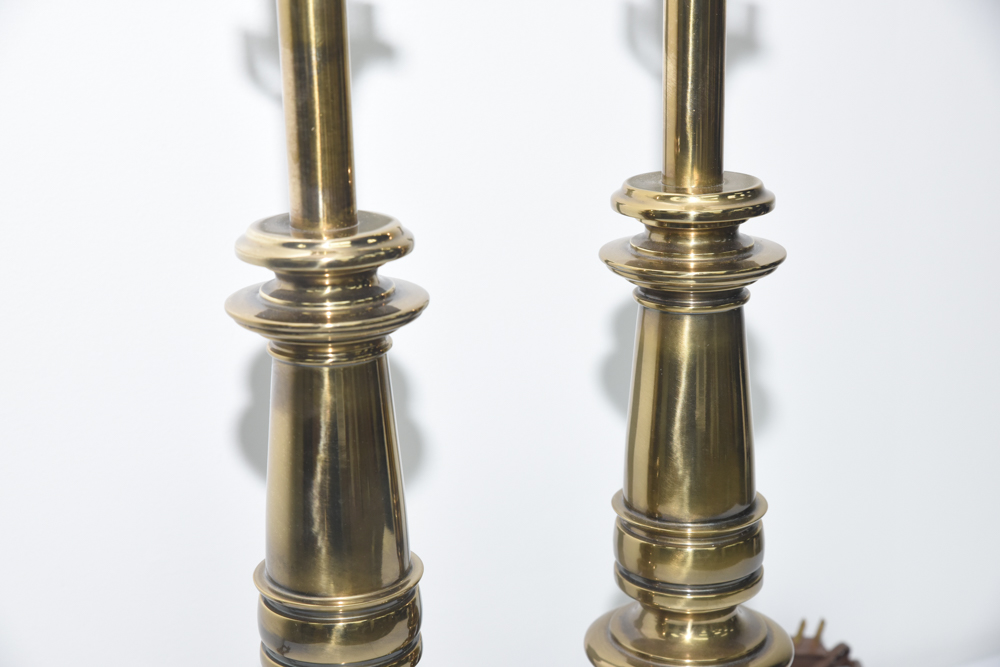 Pair of Vintage Brass Table Lamps