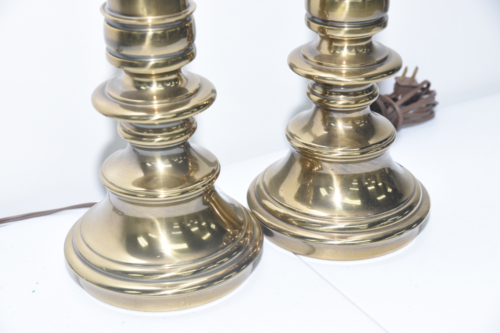 Pair of Vintage Brass Table Lamps