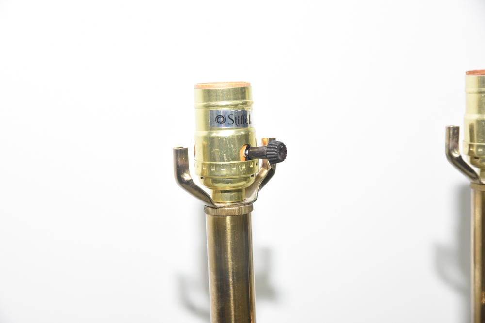 Pair of Vintage Brass Table Lamps