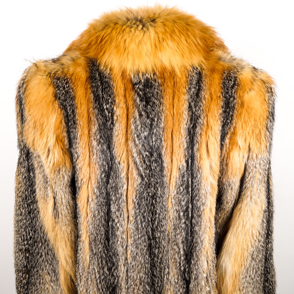 Women's Vintage Lloyd's Red Fox Fur Coat