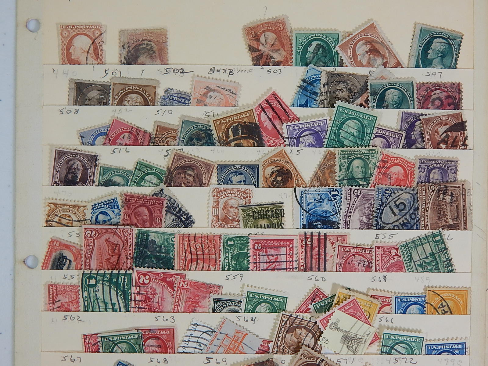 Two Scott Stamp Collecting Pages