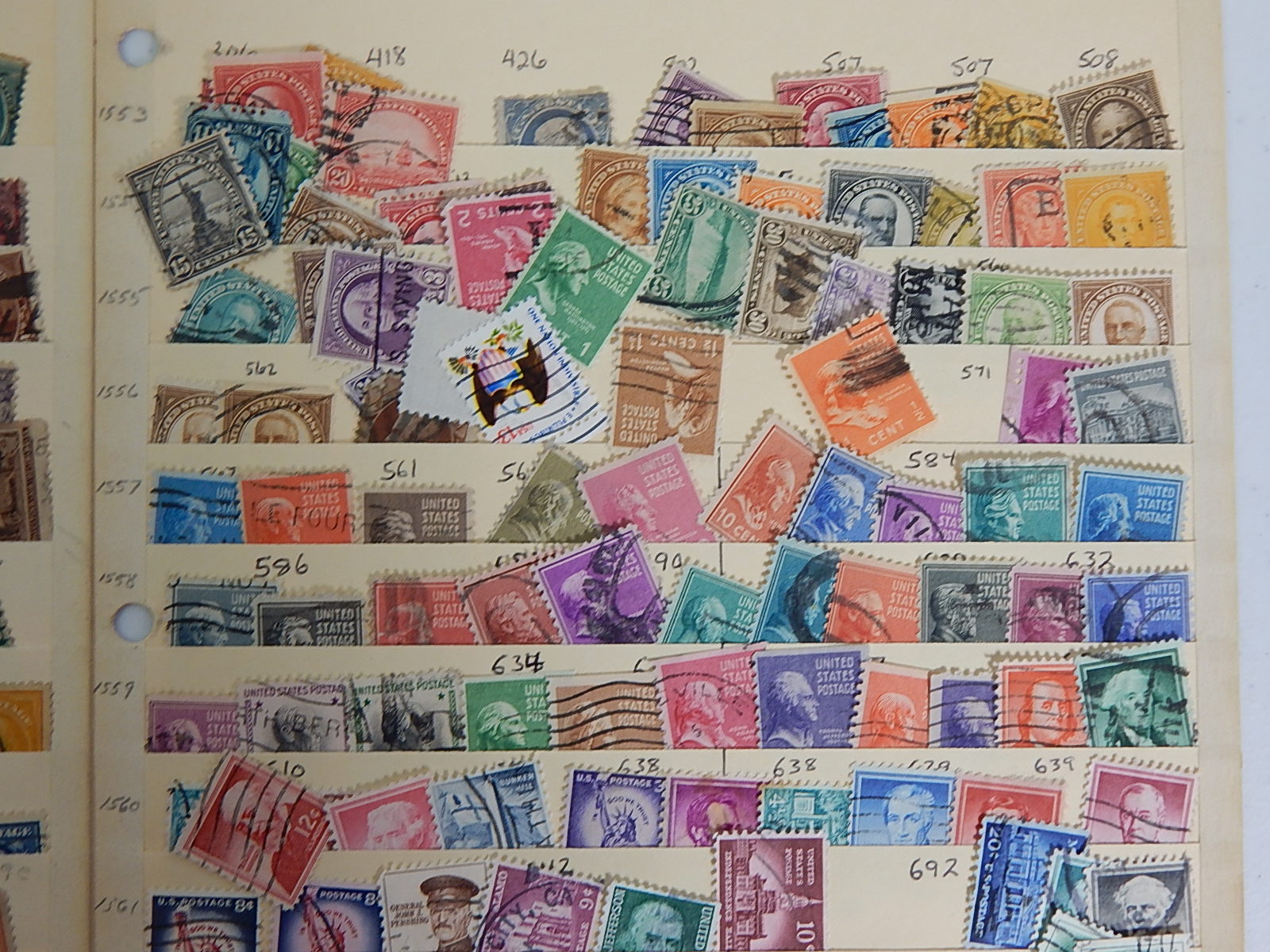 Two Scott Stamp Collecting Pages