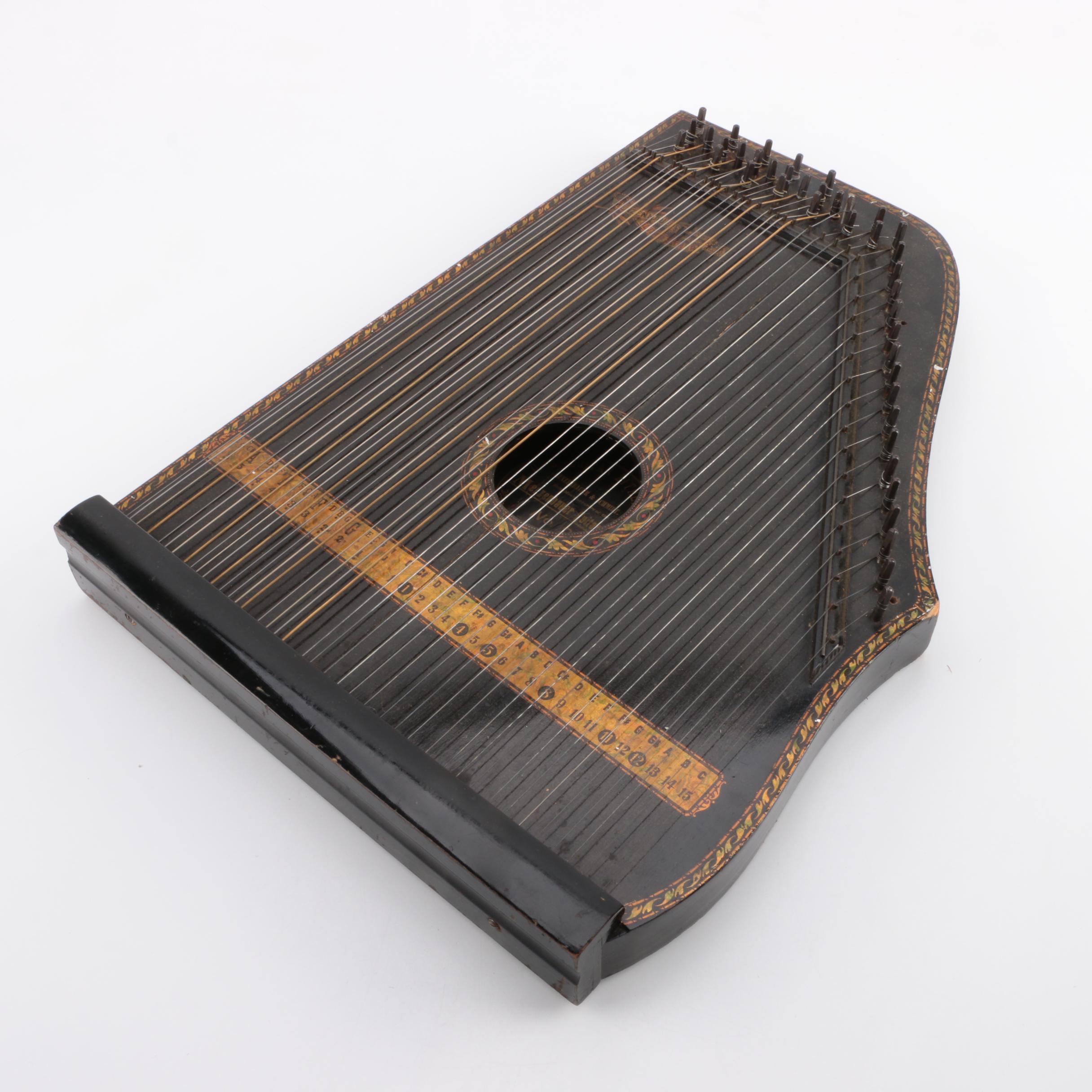 Antique Menzenhauer's Guitar-Zither No. 2 1/2