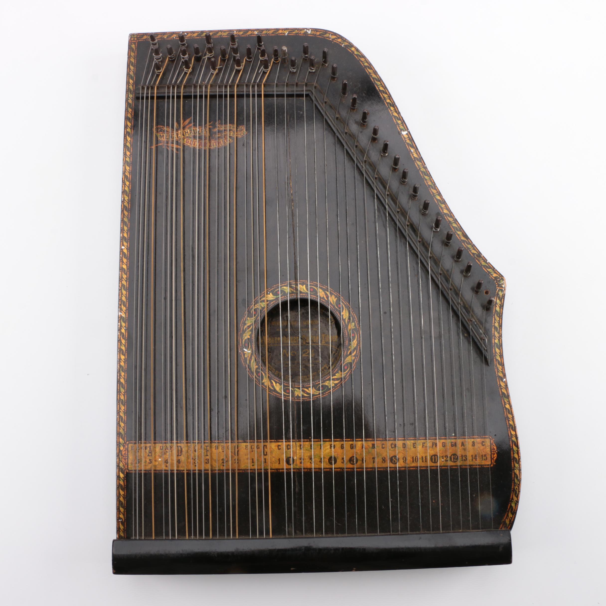 Antique Menzenhauer's Guitar-Zither No. 2 1/2