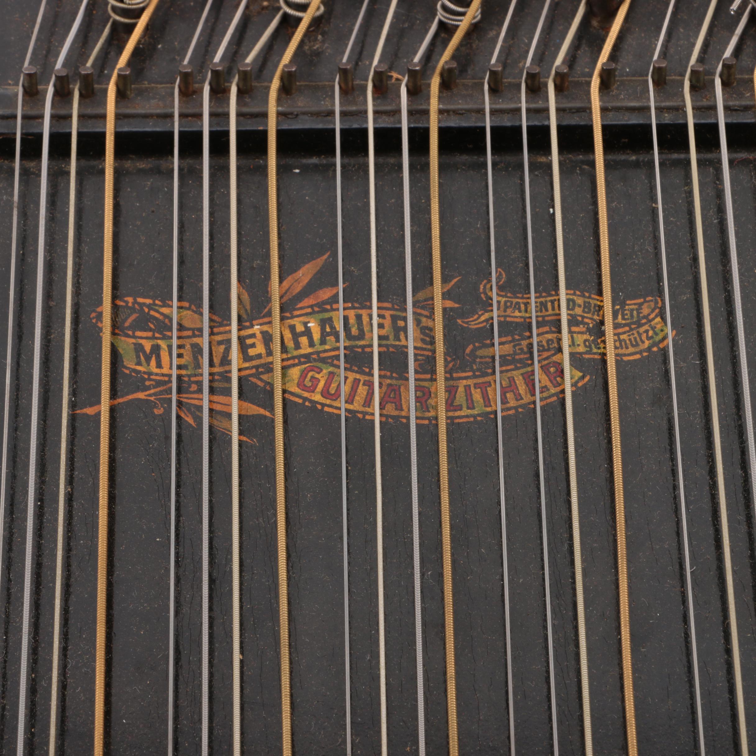 Antique Menzenhauer's Guitar-Zither No. 2 1/2