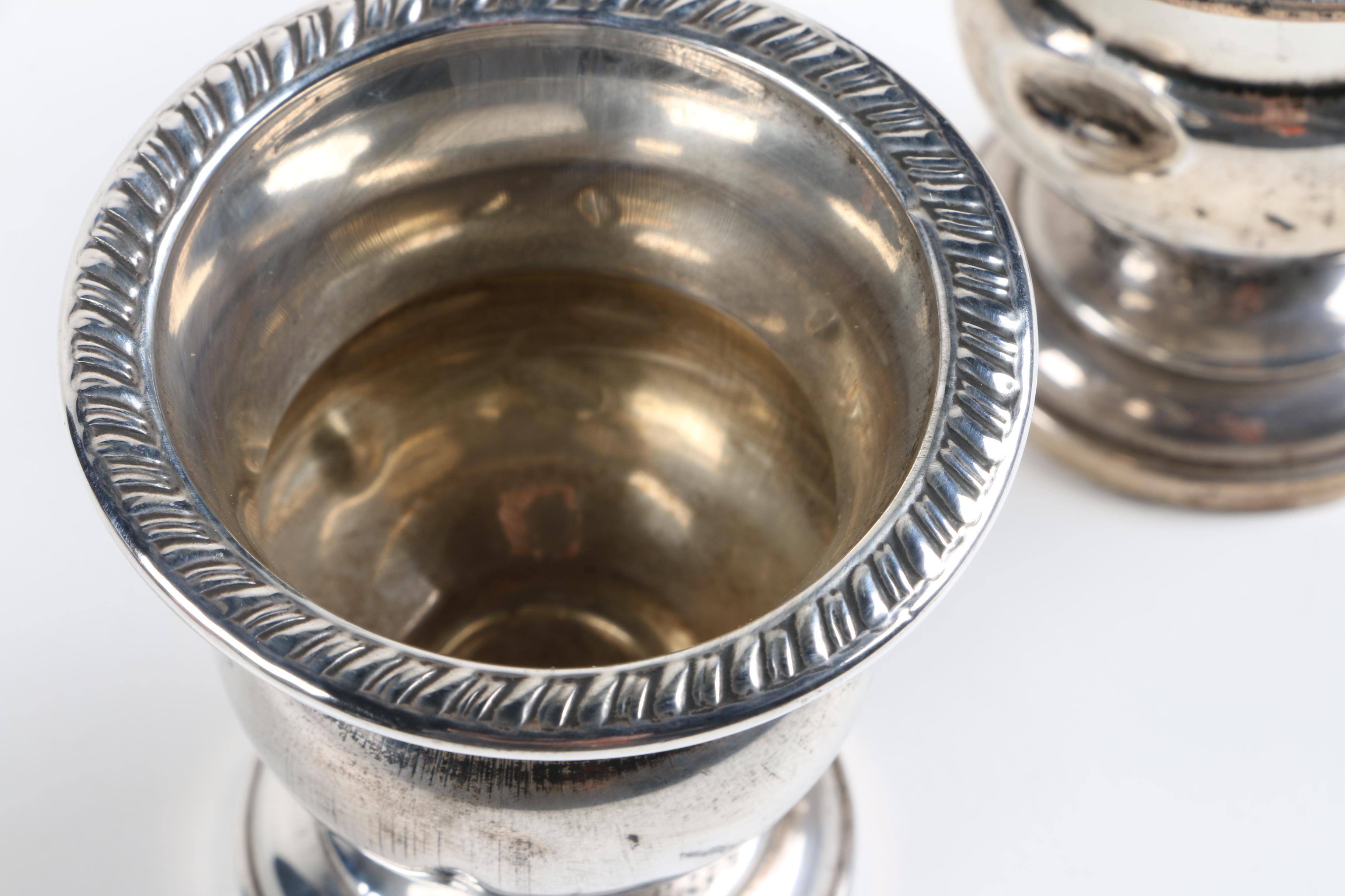 Revere Silversmiths Weighted Sterling Silver Cordial Cups
