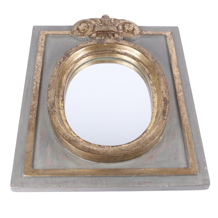 Ornate Wood Framed Wall Mirror