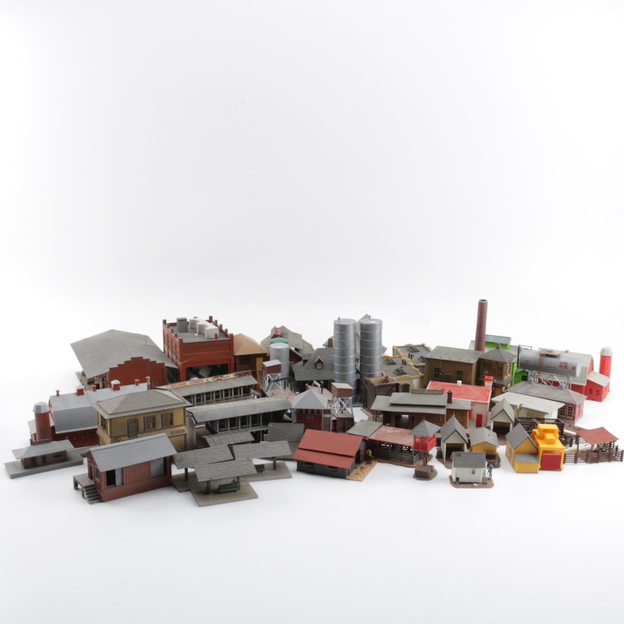 Assortment of Landscape Buildings for Model Railroads