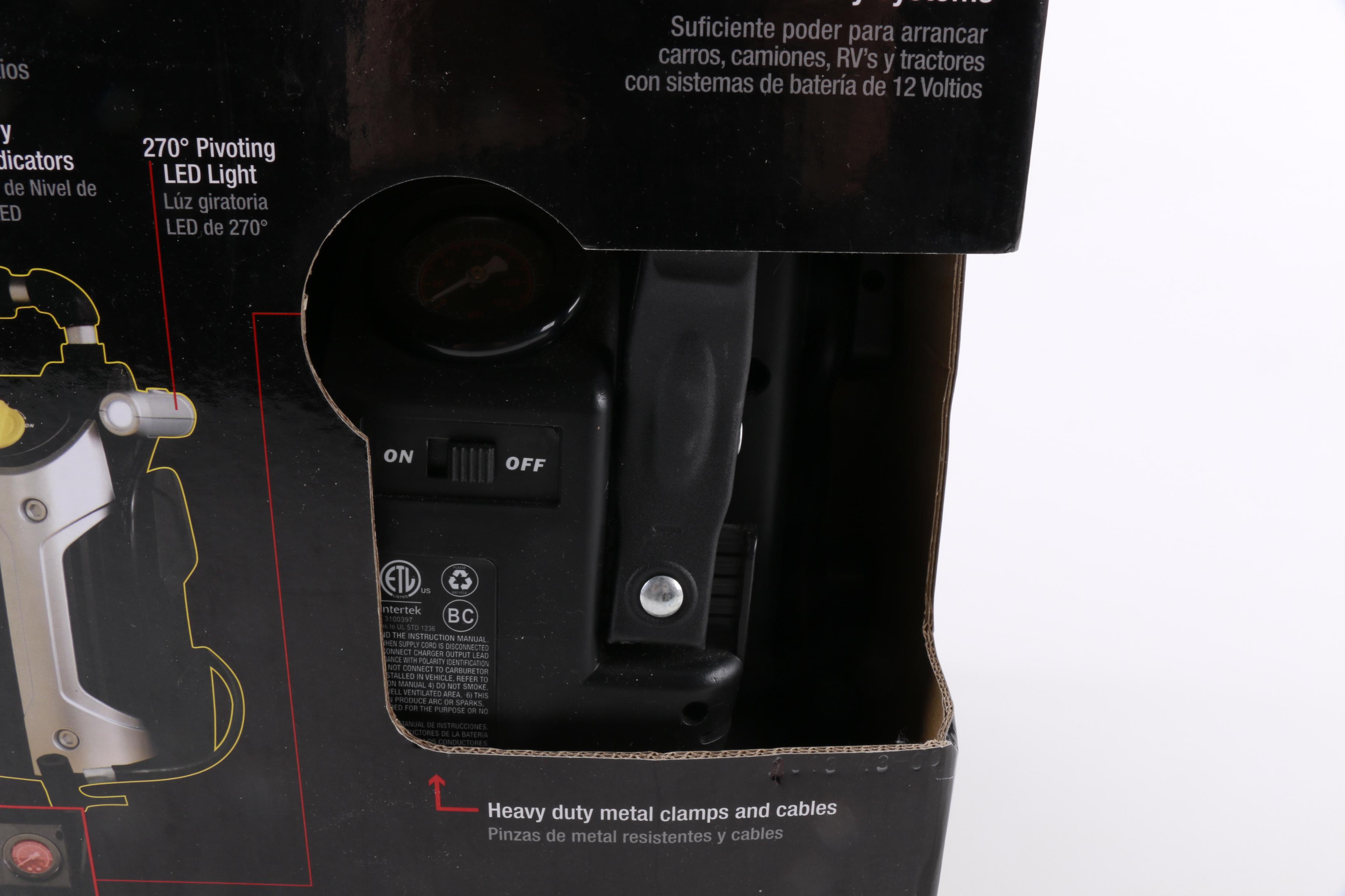 Stanley 500 Amp Jump Starter and Compressor