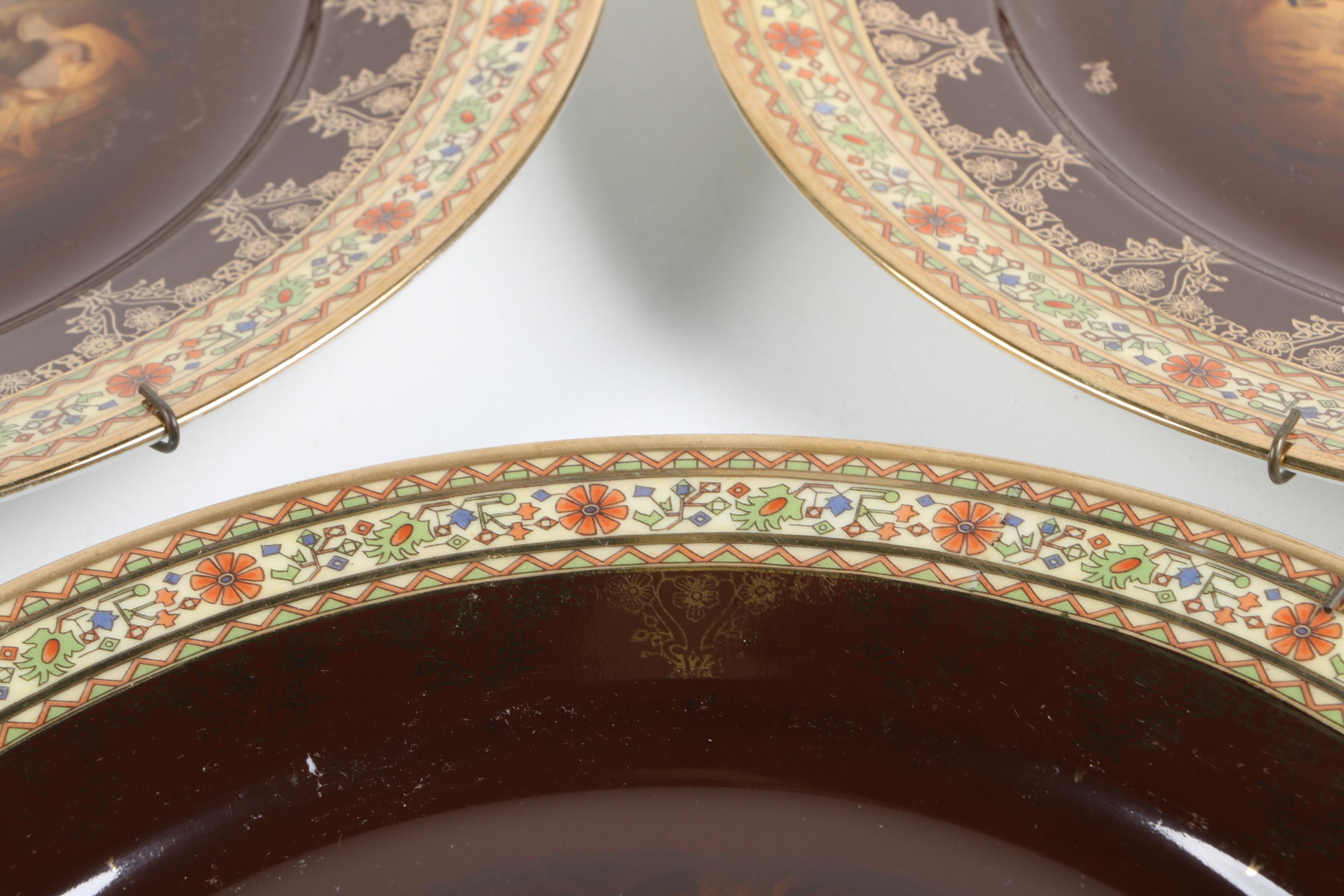 Friedrich Simon Carlsbad Cabinet Plates, Circa Early 20th C.