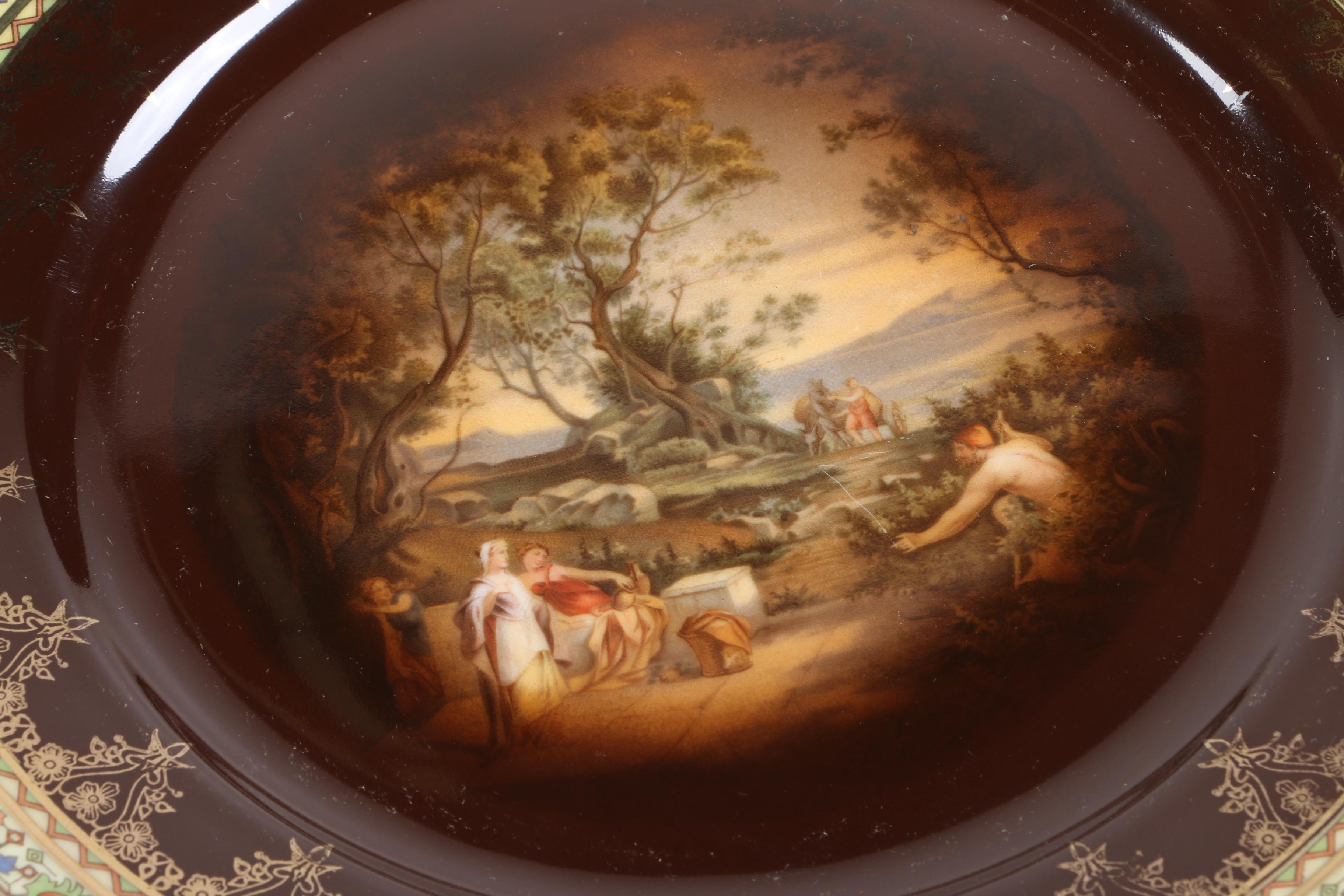 Friedrich Simon Carlsbad Cabinet Plates, Circa Early 20th C.