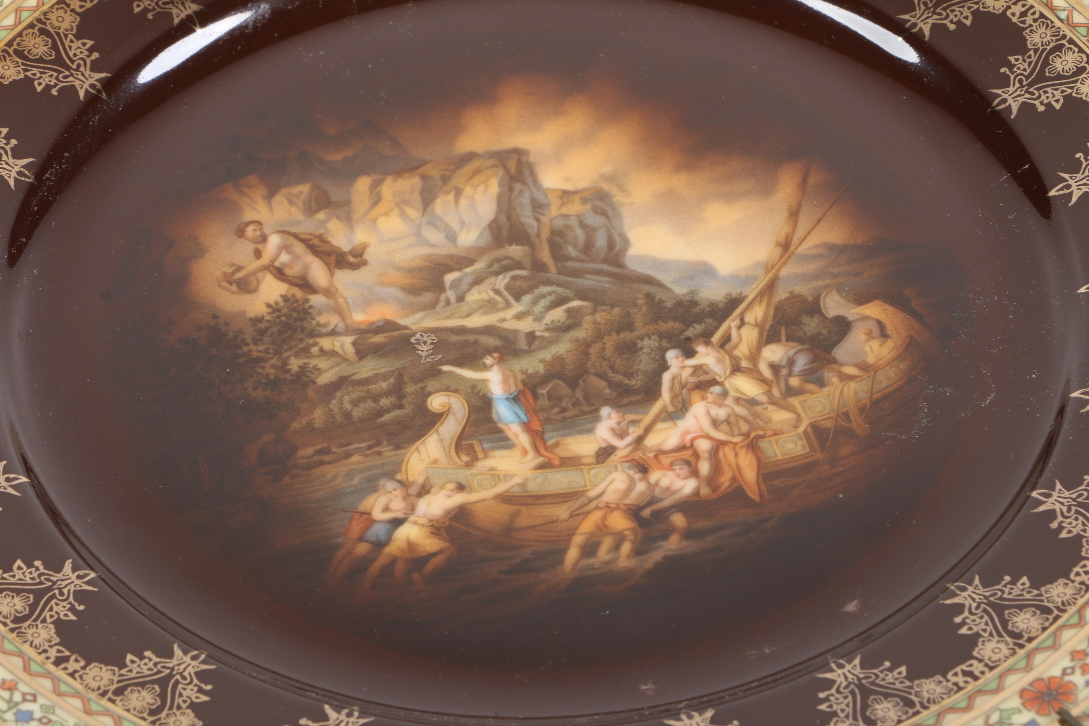 Friedrich Simon Carlsbad Cabinet Plates, Circa Early 20th C.