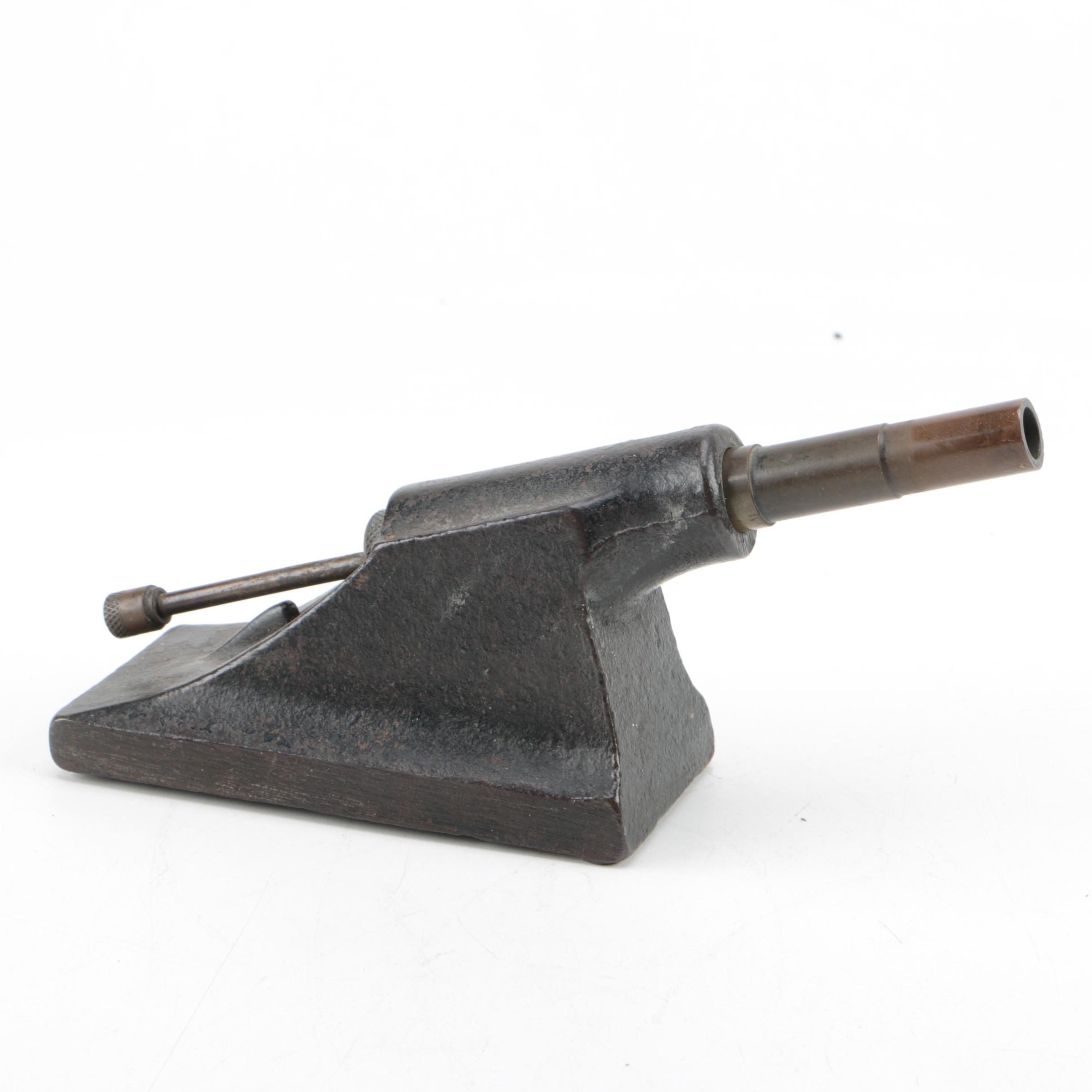 Vintage "Little Bertha" Iron Artillery Cannon Toy