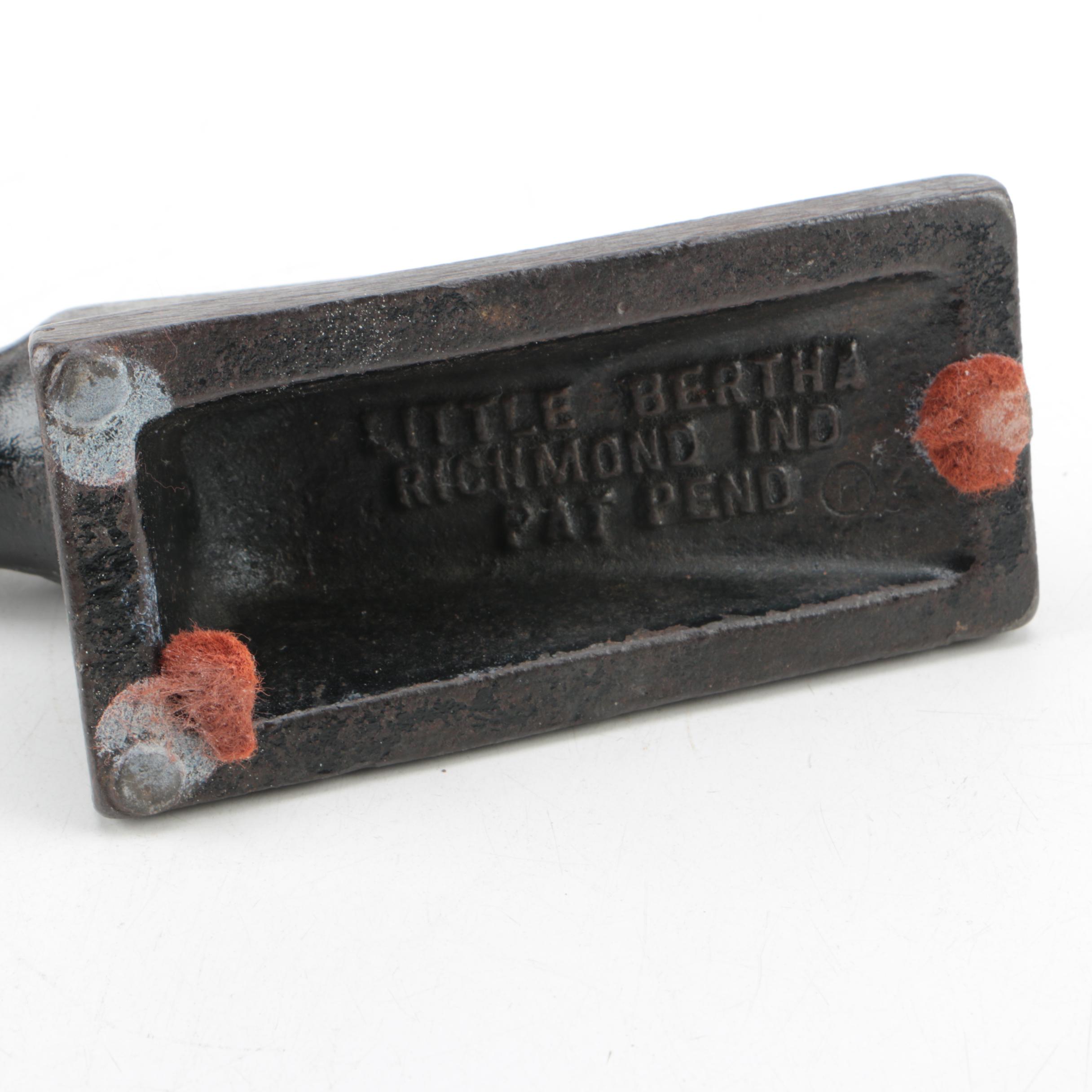 Vintage "Little Bertha" Iron Artillery Cannon Toy