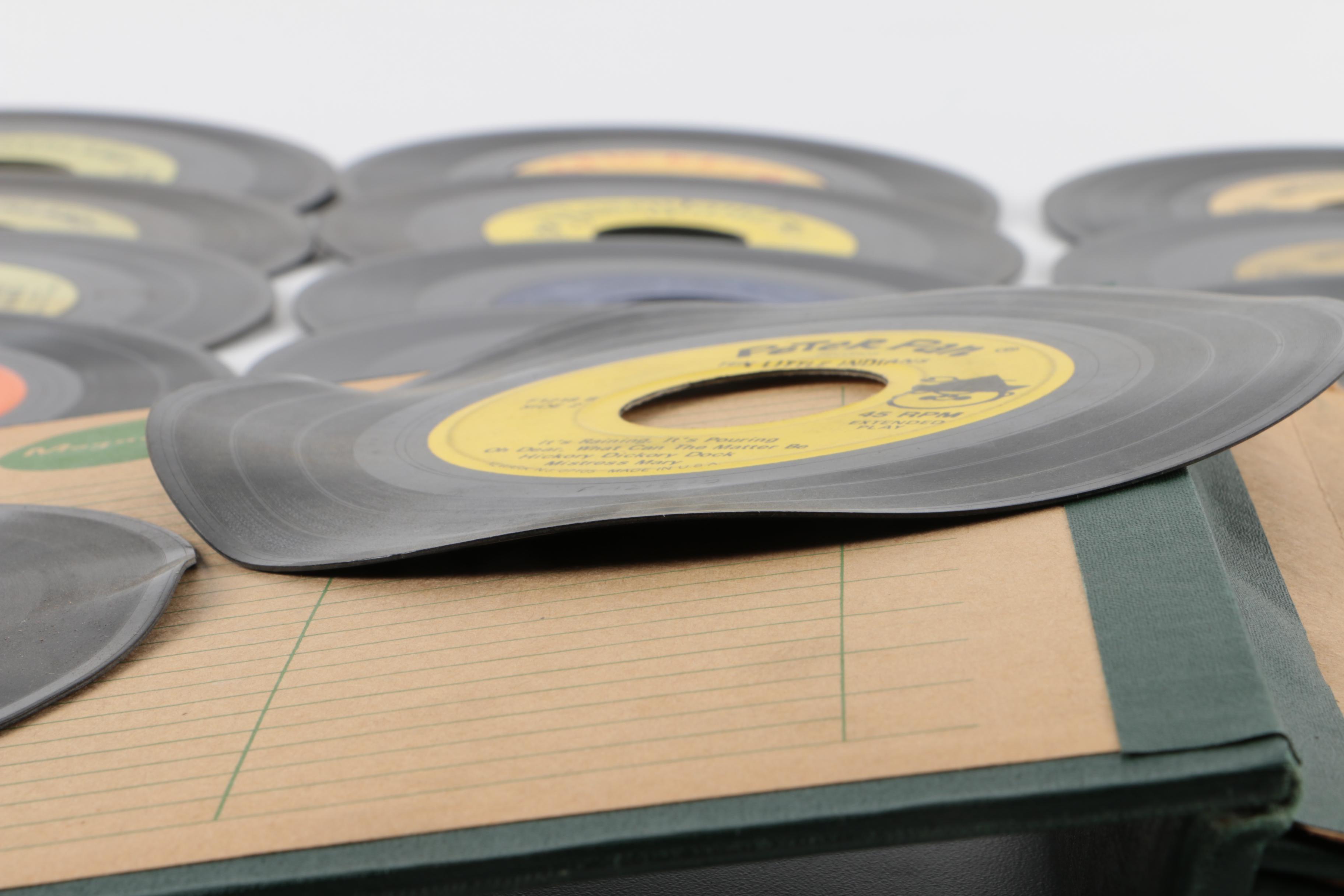 PRIORITY-7" Singles and 78 RPM Records, Including Disney