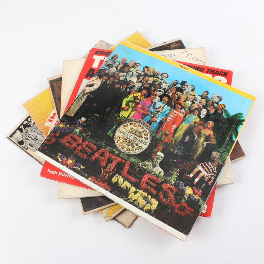 The Beatles LPs, Including "Sgt. Pepper's Lonely Hearts Club Band" With Cutouts