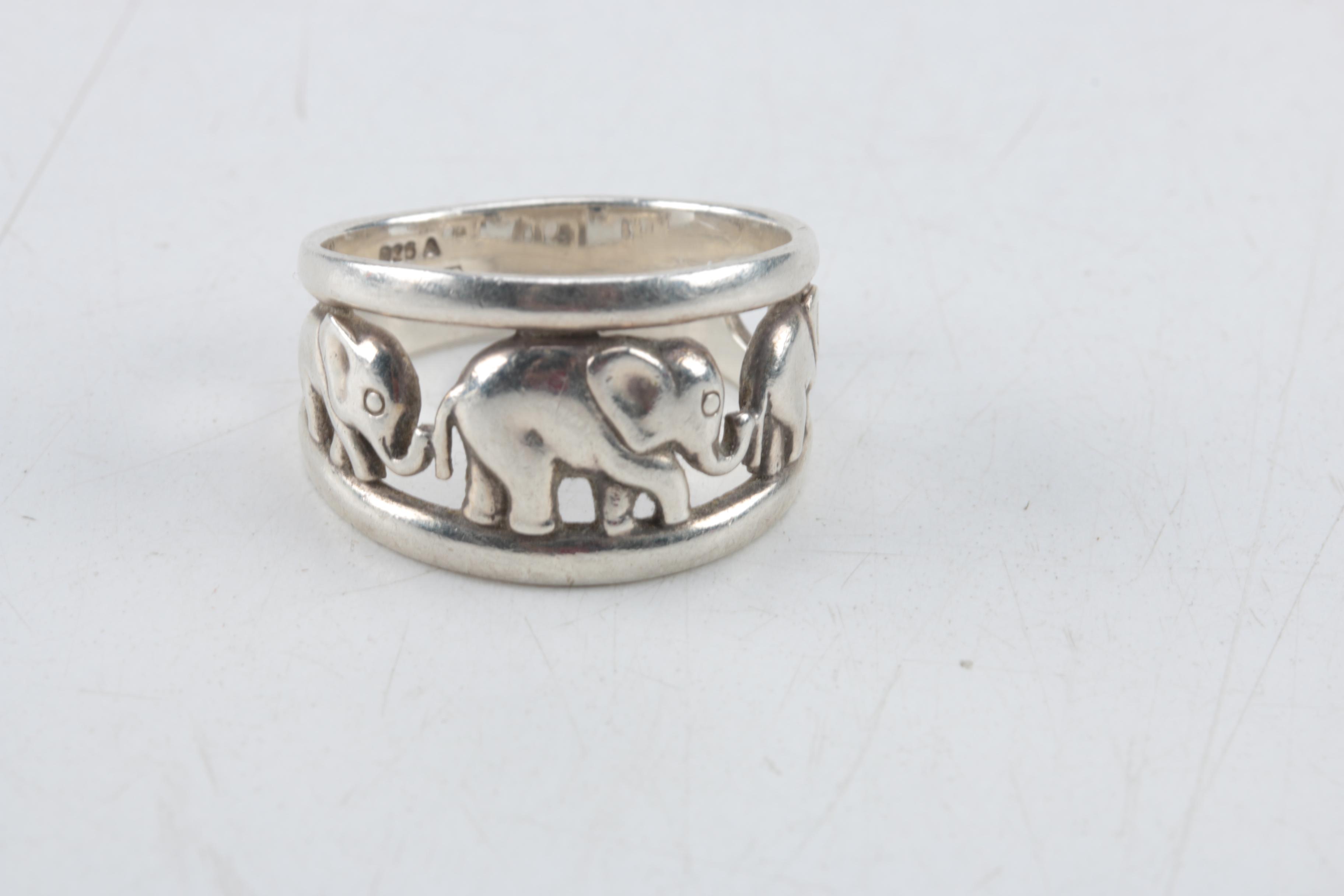 Three Sterling Silver Rings and Six Buffalo Nickel Button Covers