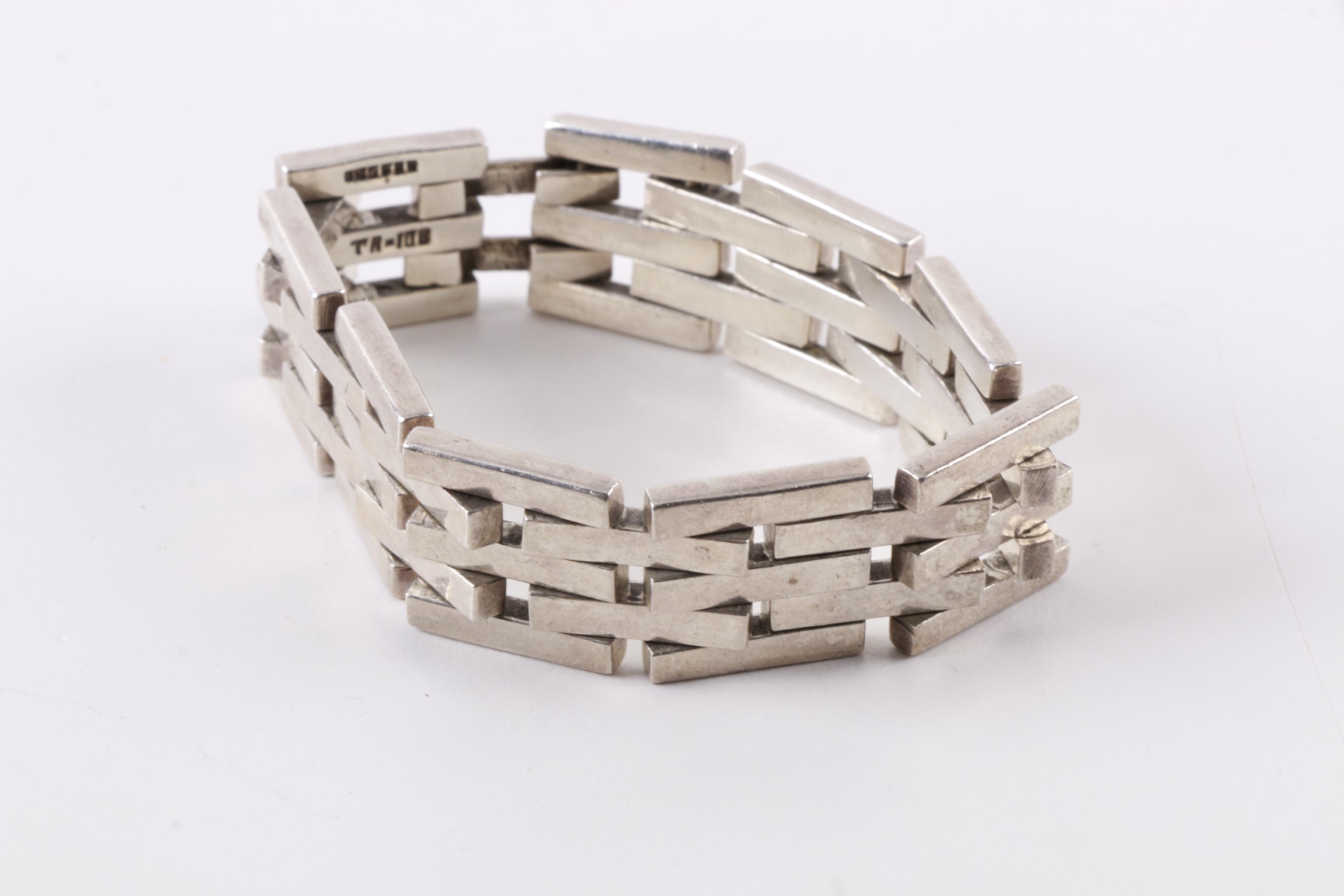Assortment of Sterling Silver Link Bracelets