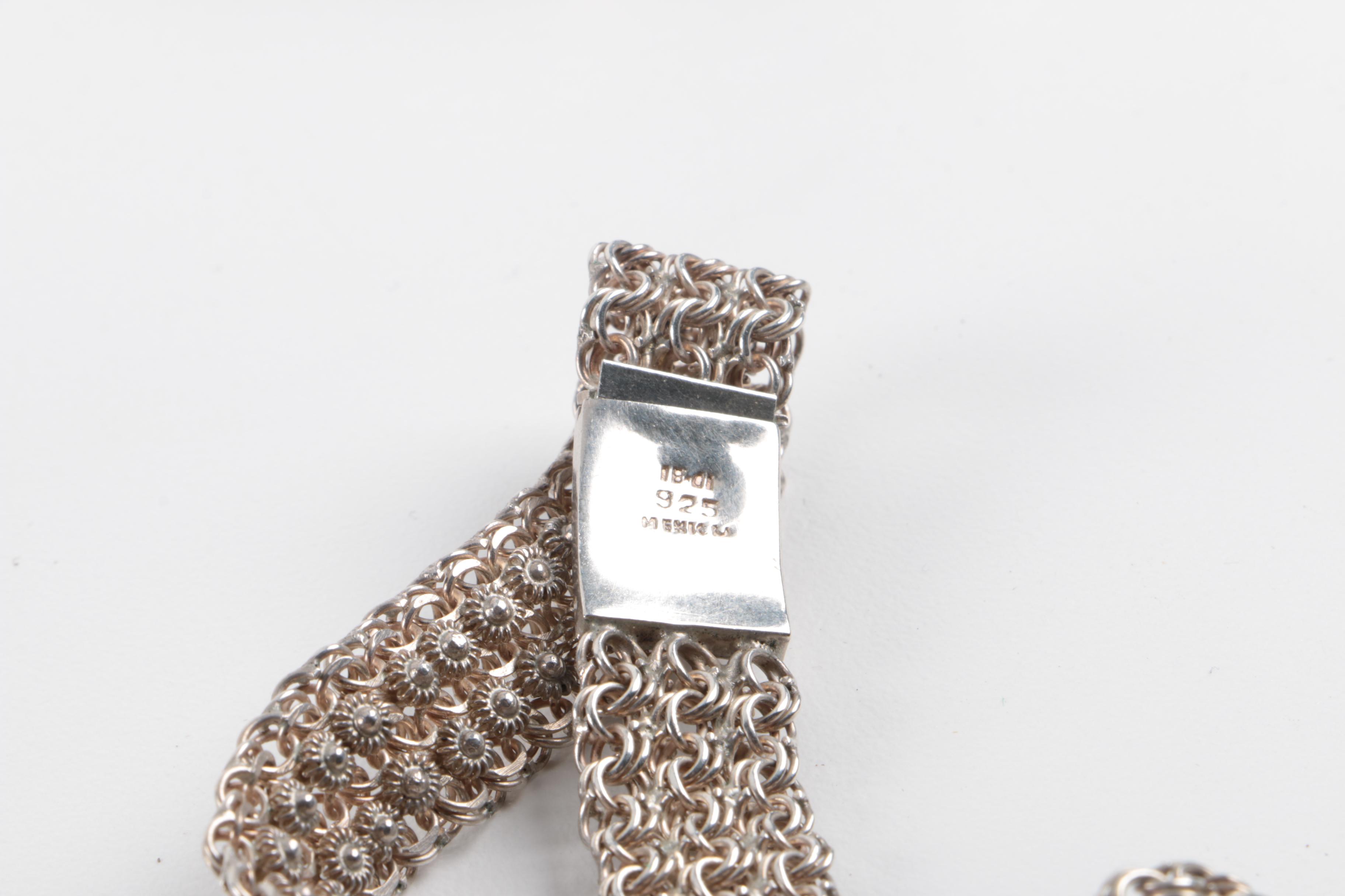 Assortment of Sterling Silver Jewelry Including Amethyst