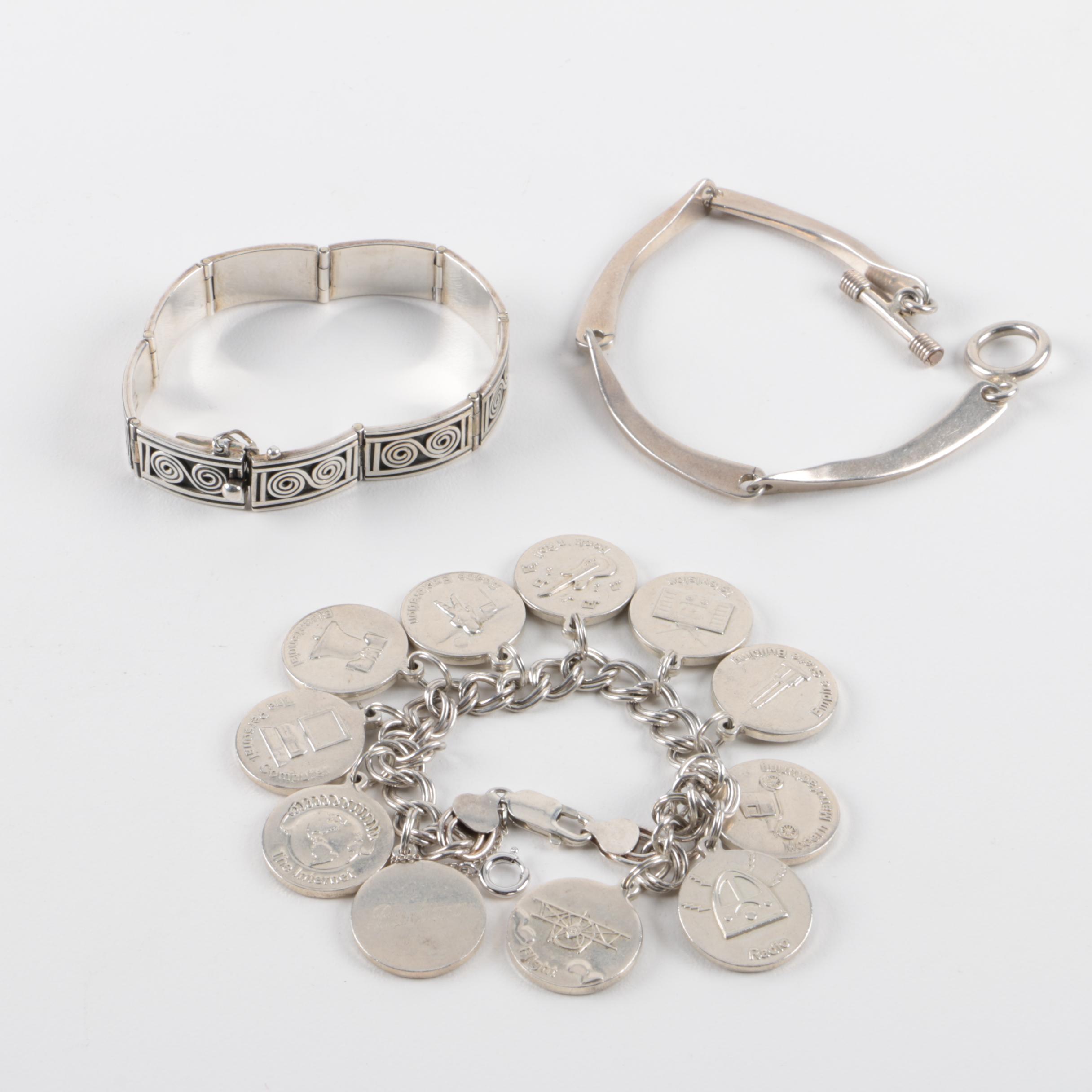 Selection of Sterling Silver Bracelets
