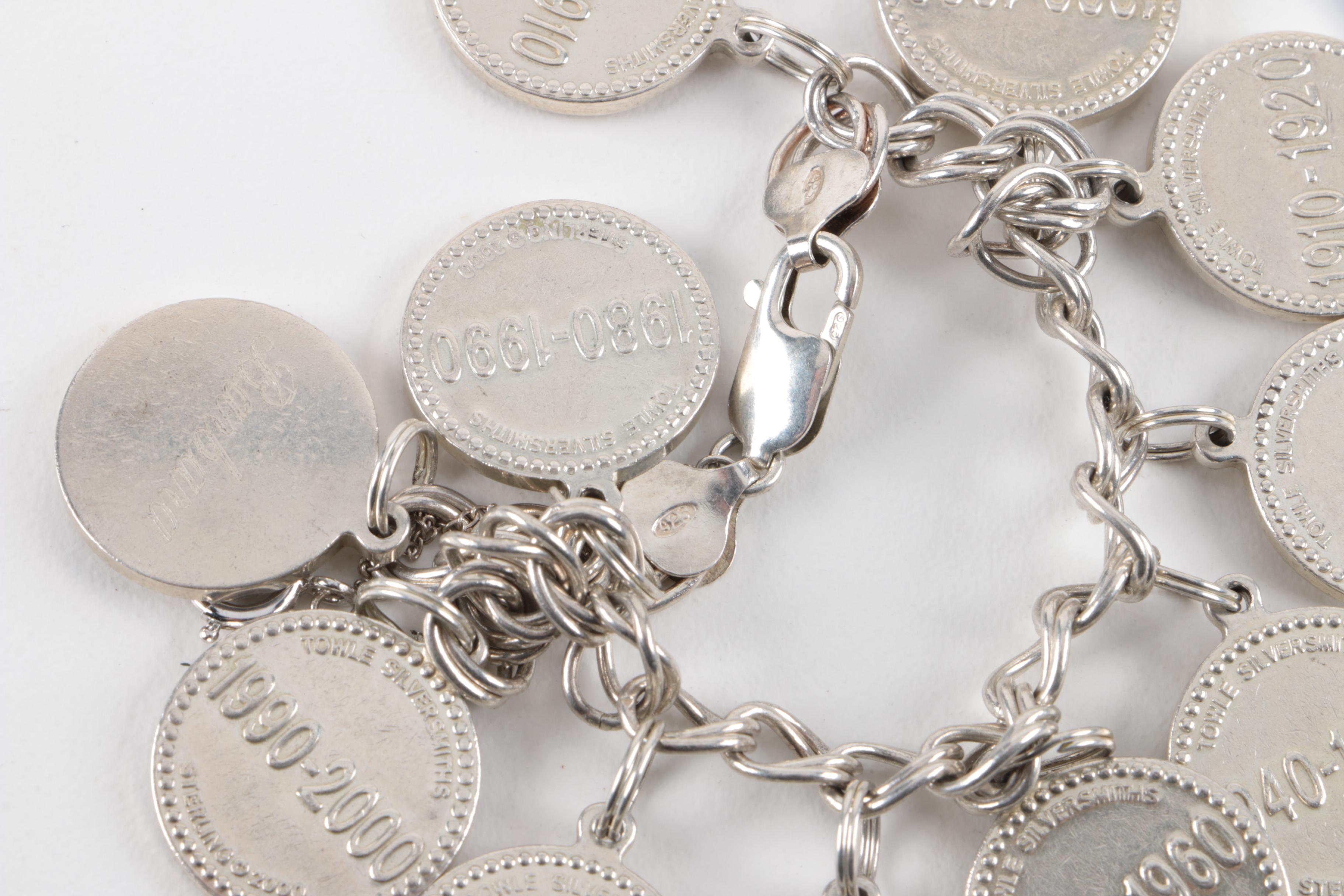 Selection of Sterling Silver Bracelets