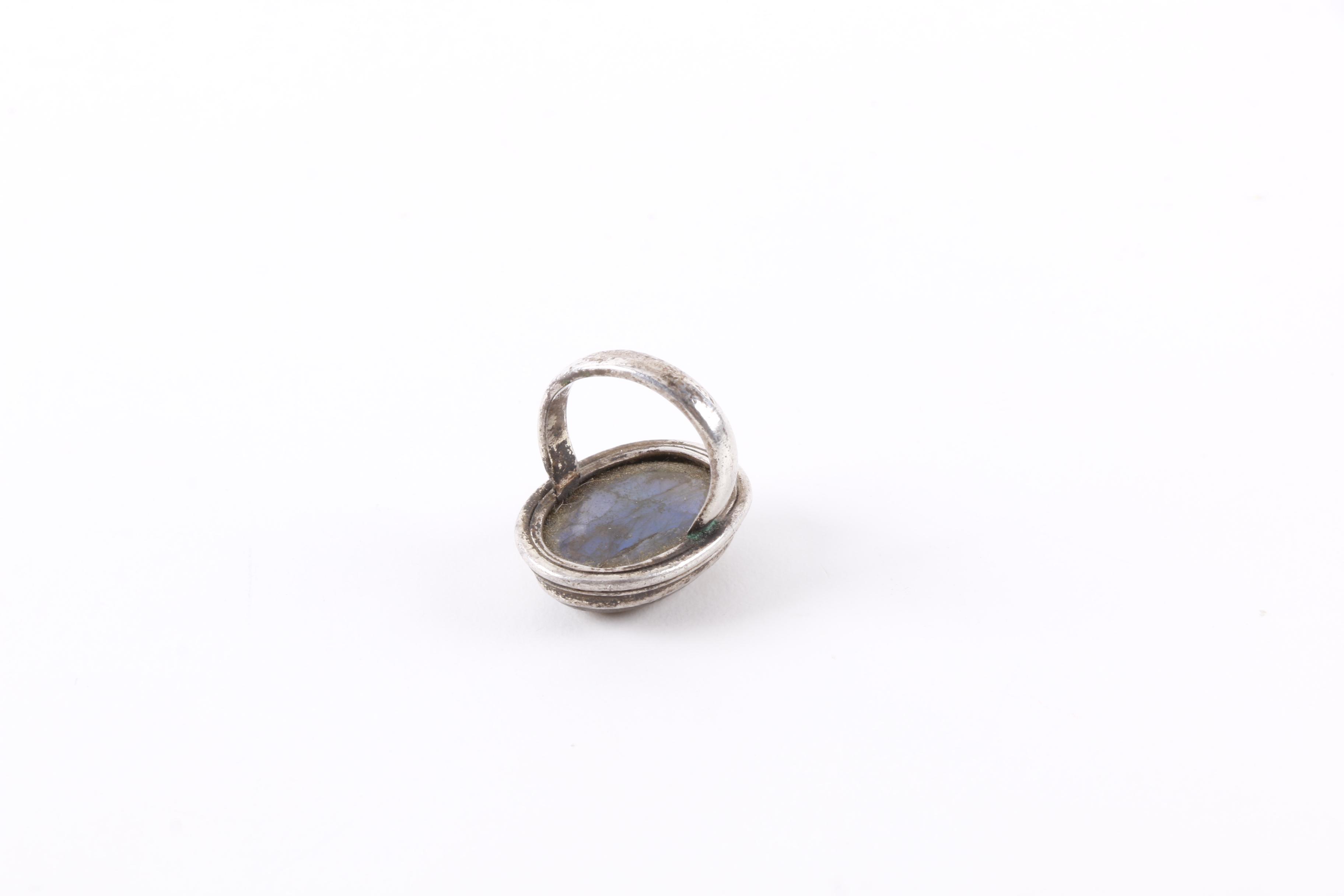 Sterling Silver Labradorite Ring