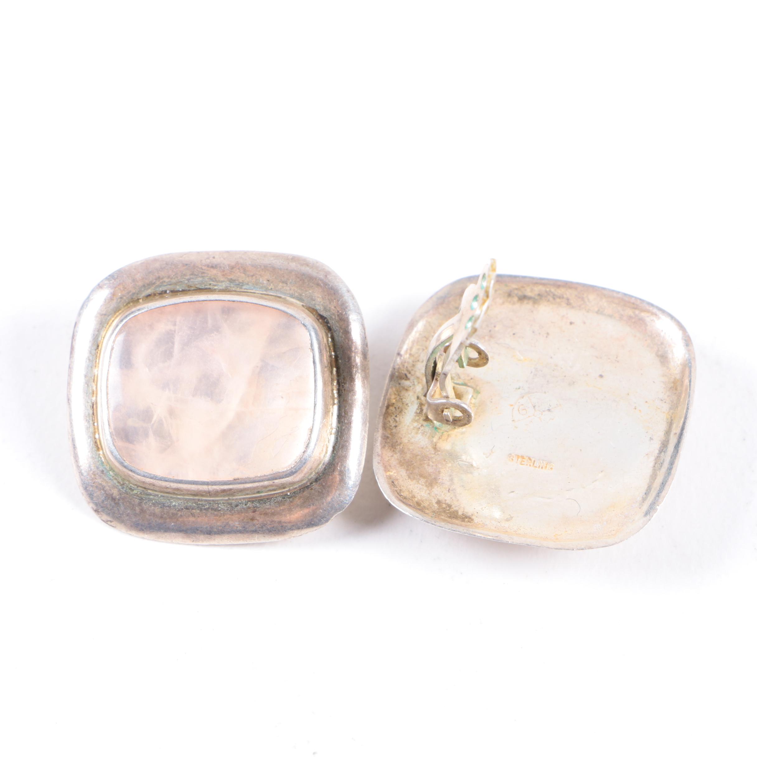 Sterling Silver Jewelry Featuring Sea Glass, Shell and Quartz