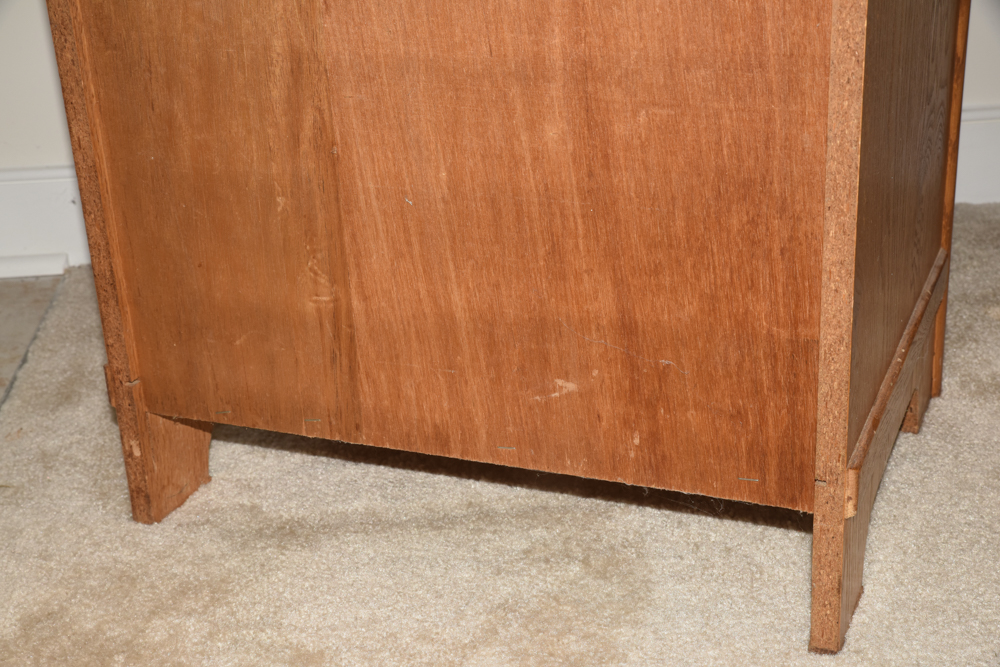 Vintage Oak Reproduction Ice Box by White Clad