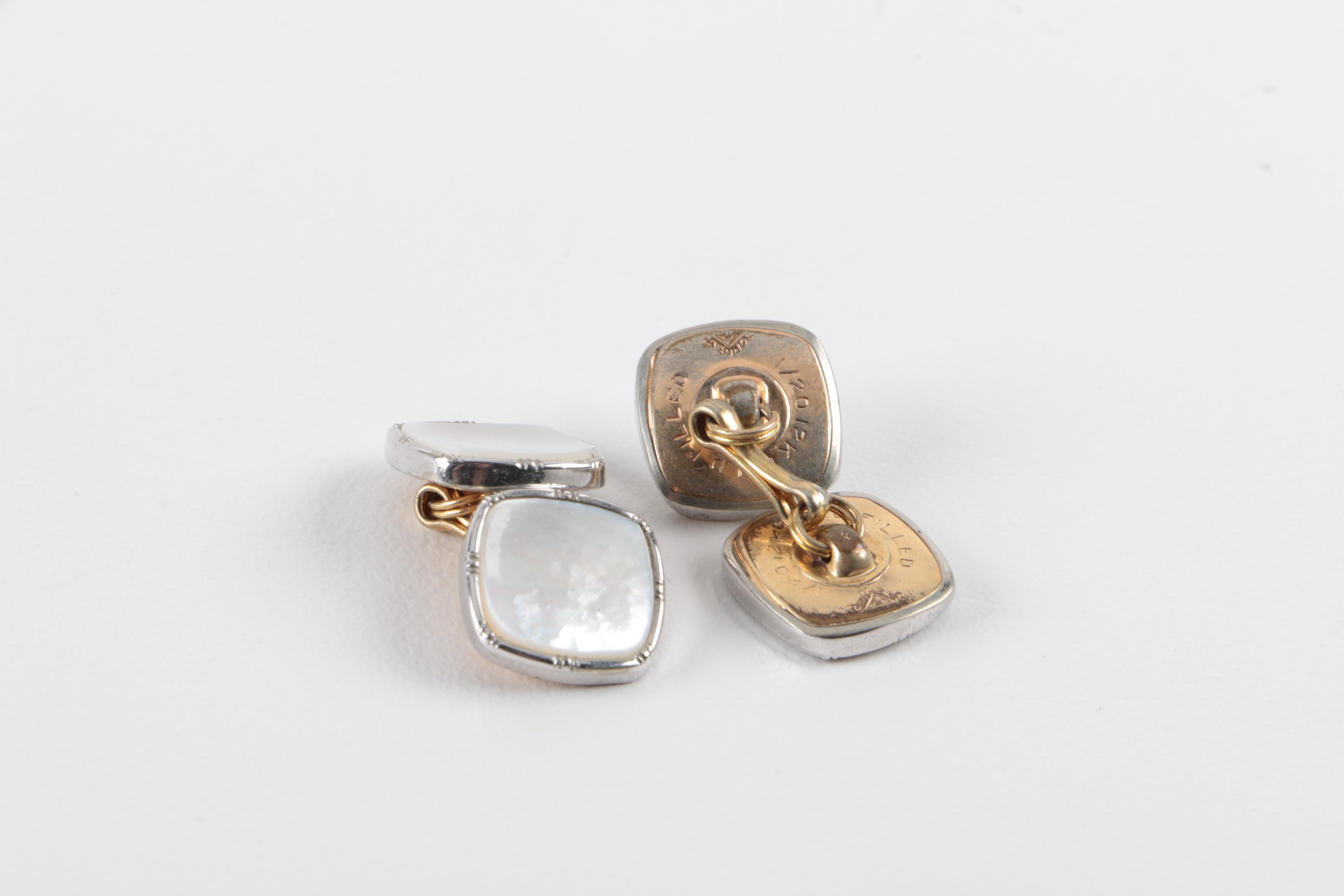 Vintage Mexican Sterling Silver Abalone Inlay and Other Cufflinks