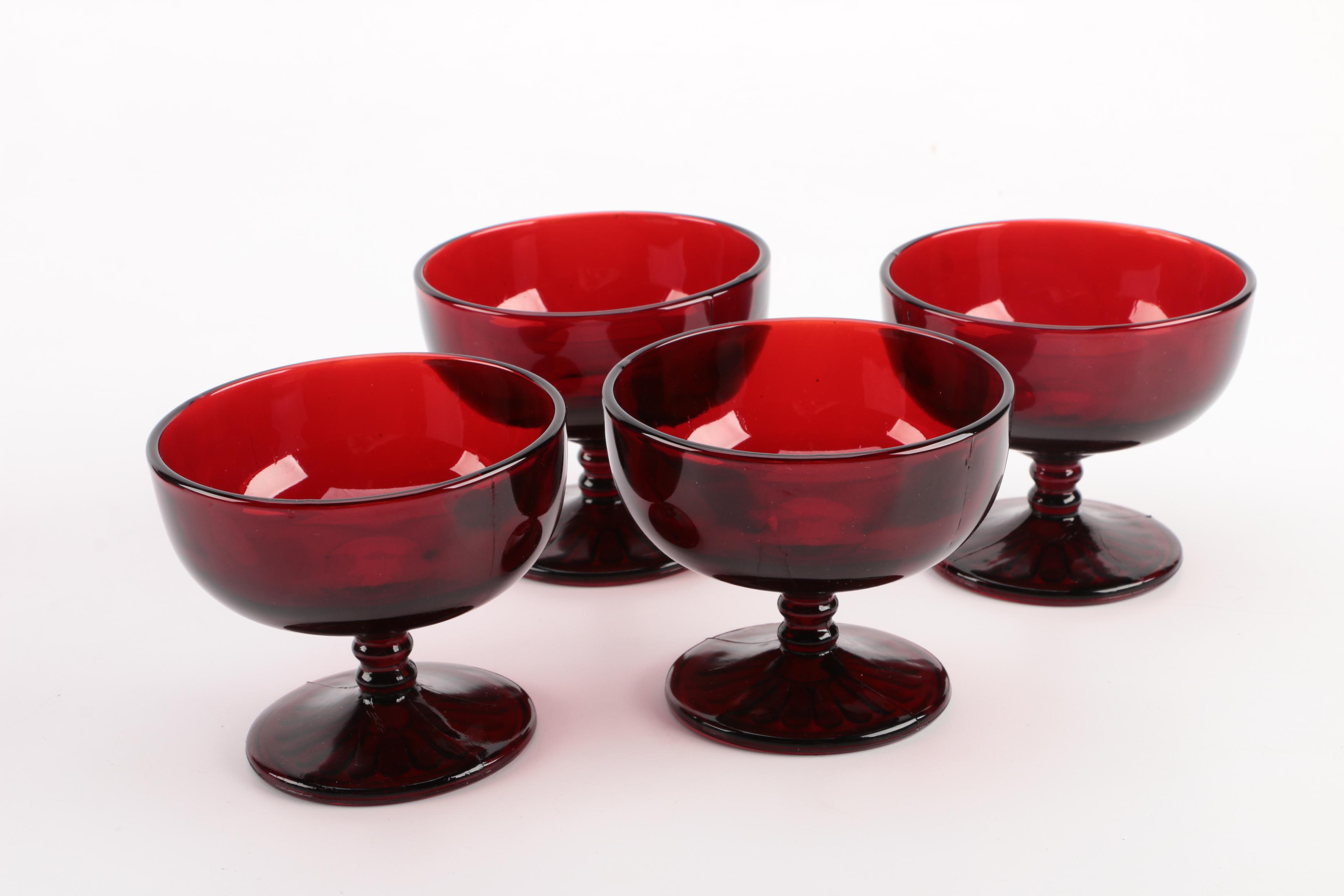 Anchor Hocking "Royal Ruby" Glassware