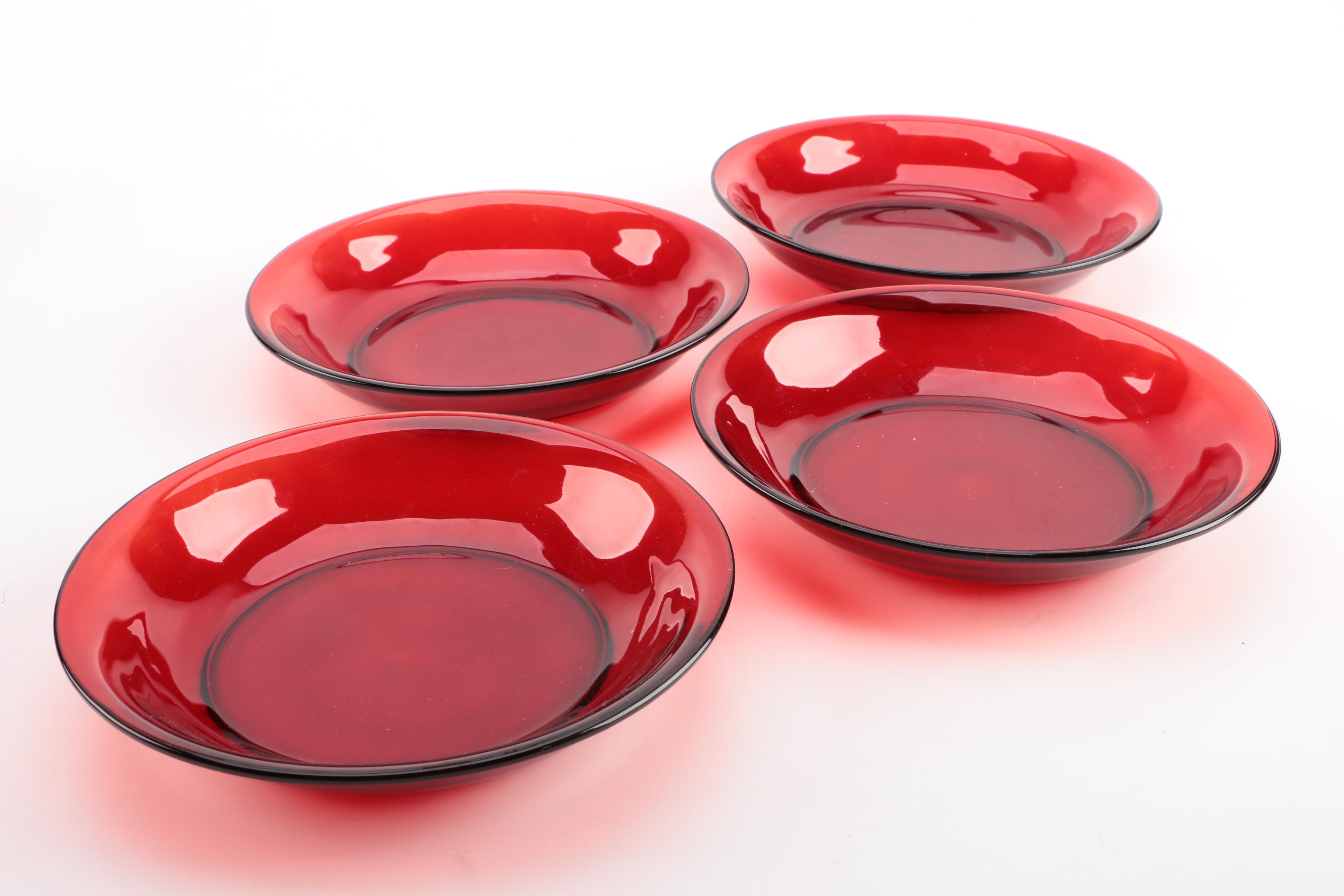 Anchor Hocking "Royal Ruby" Glassware