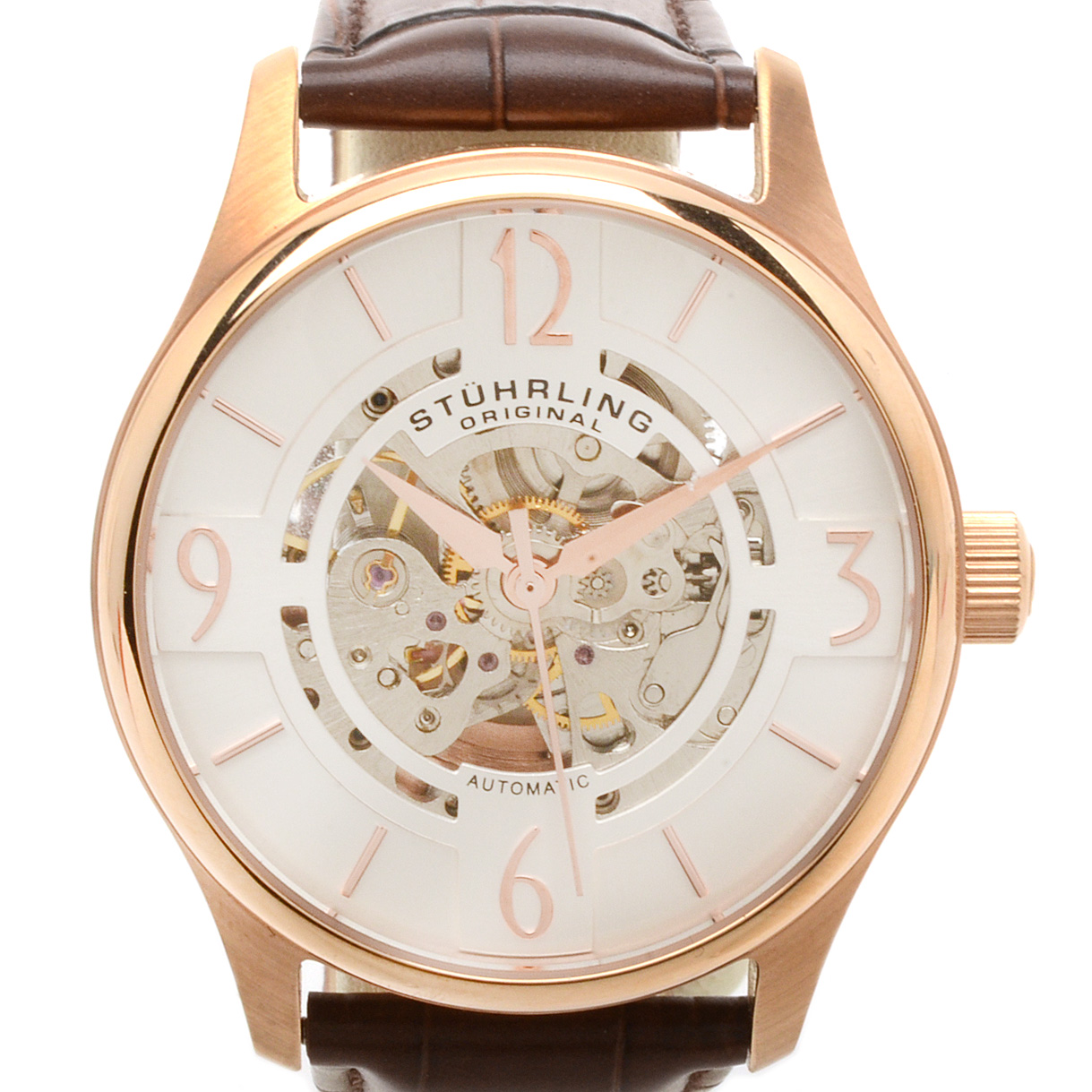 Stührling Original Legacy Atrium 557 Skeleton Automatic Watch