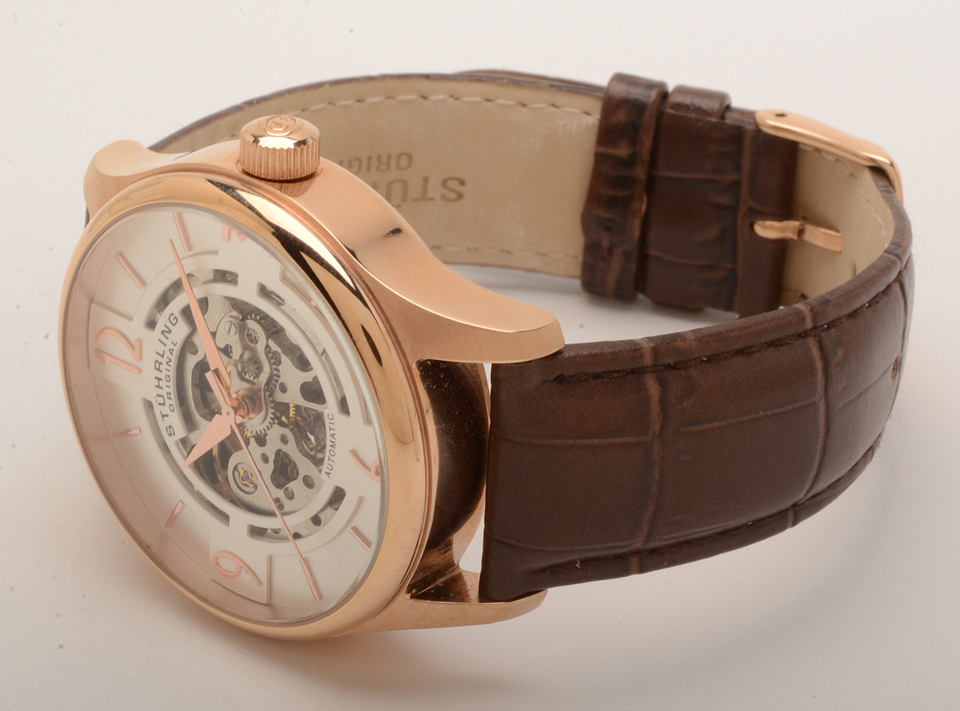 Stührling Original Legacy Atrium 557 Skeleton Automatic Watch