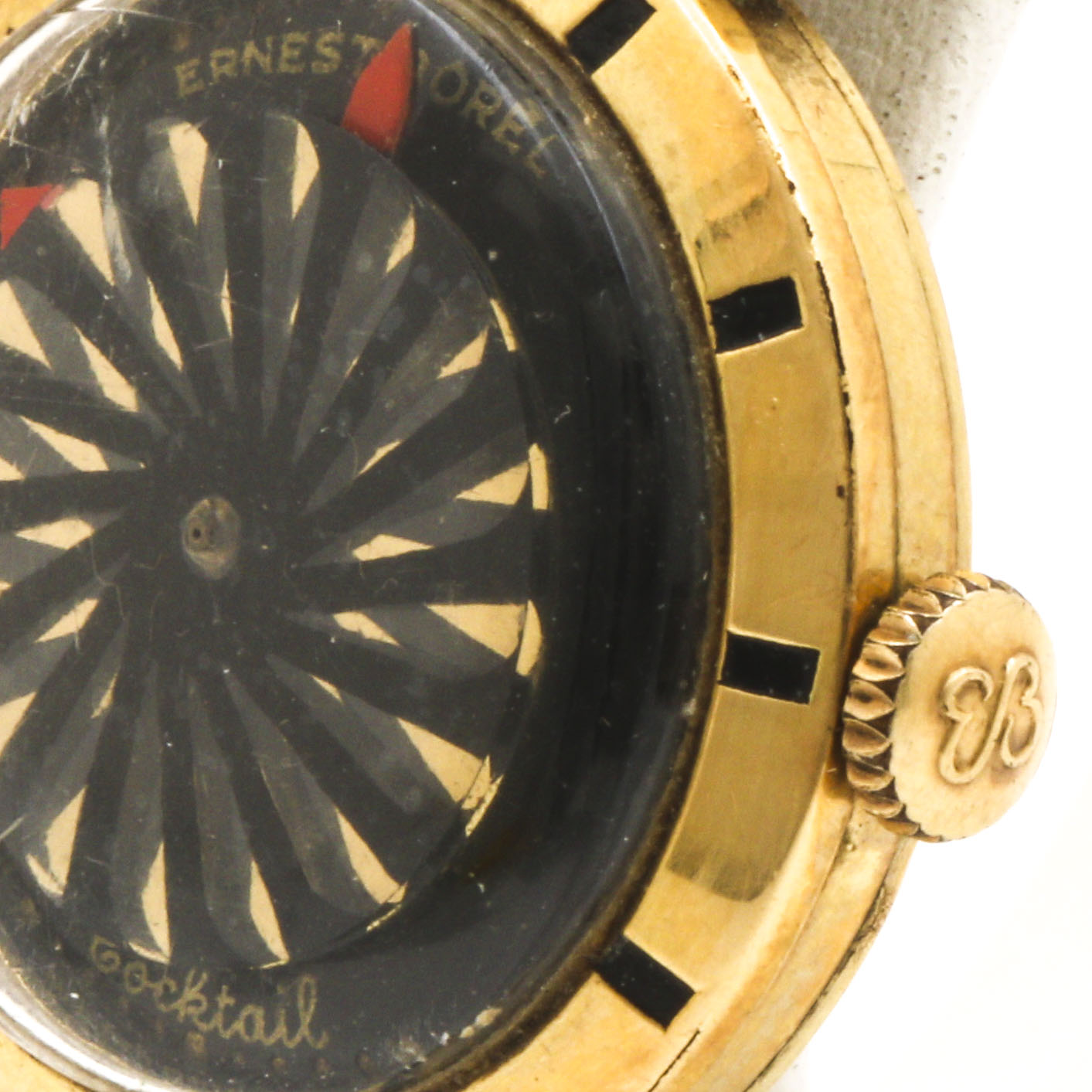 Vintage 1970's Ernest Borel Kaleidoscope Watch