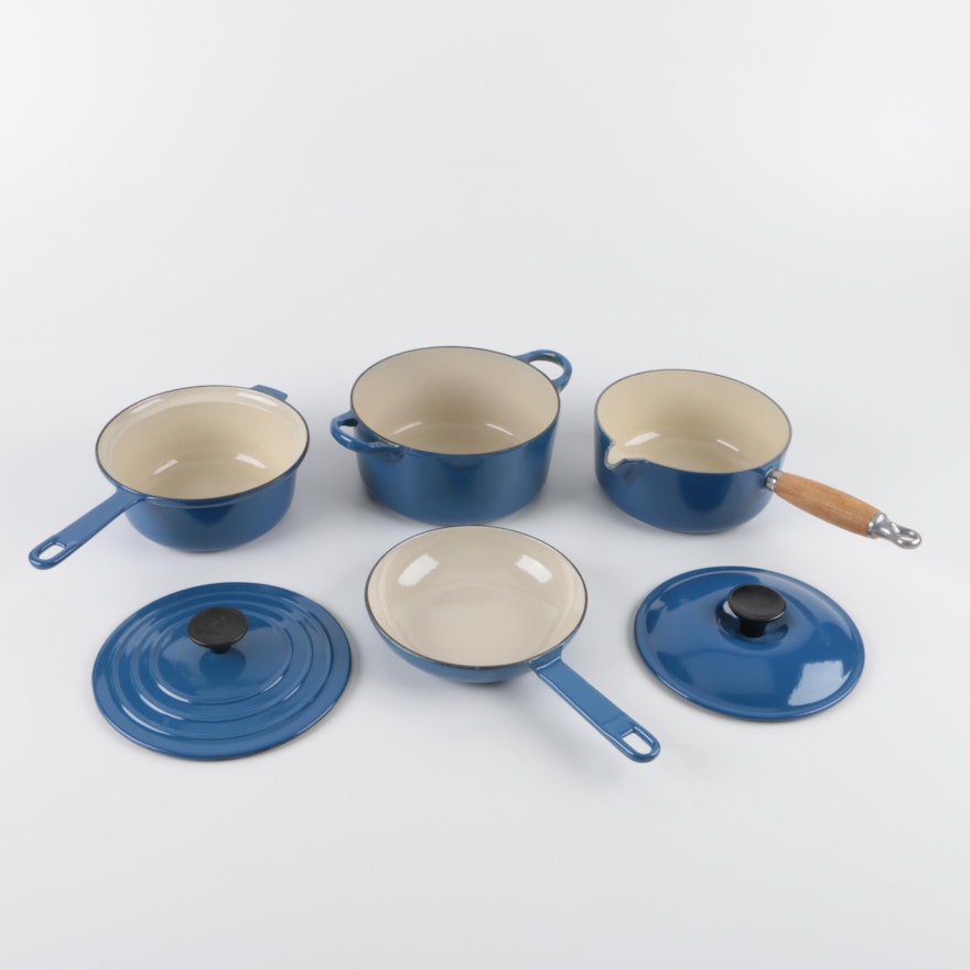 Le Creuset Blue Cast Enamel Cookware