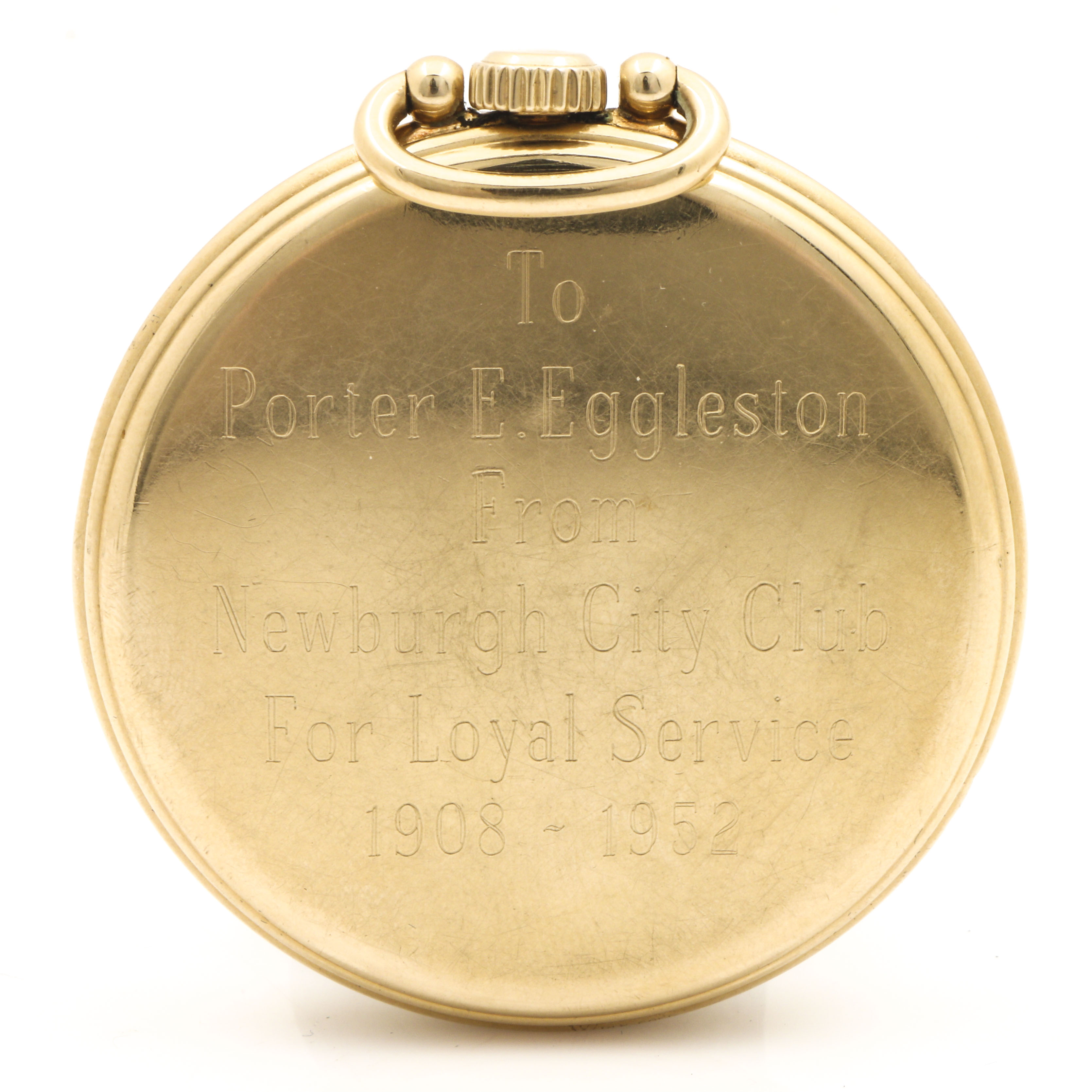 Vintage Hamilton 14K Yellow Gold Pocket Watch